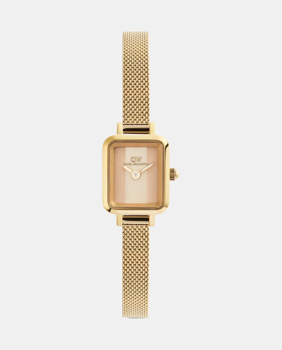 Imagen 1 de Reloj de mujer Quadro Mini DW00100961 marrón Dorado