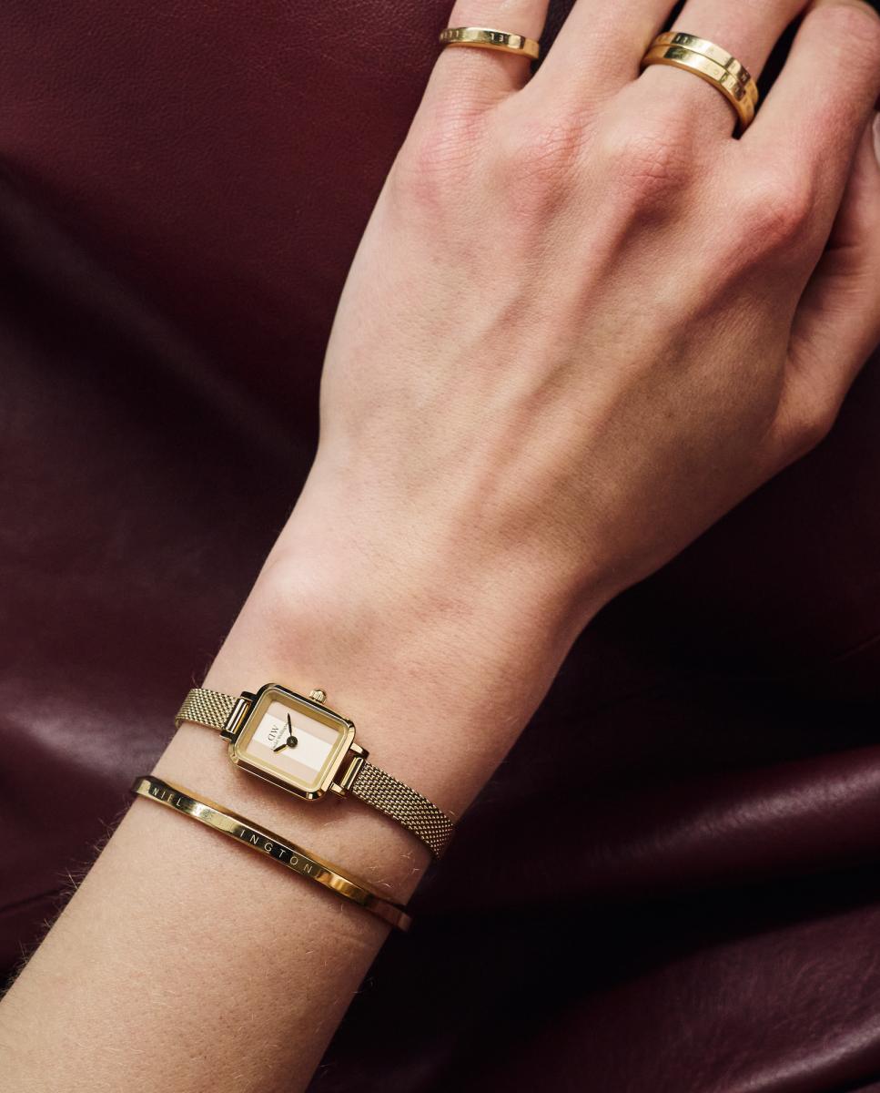 Imagen 8 de Reloj de mujer Quadro Mini DW00100961 marrón - Daniel Wellington - Dorado Dorado