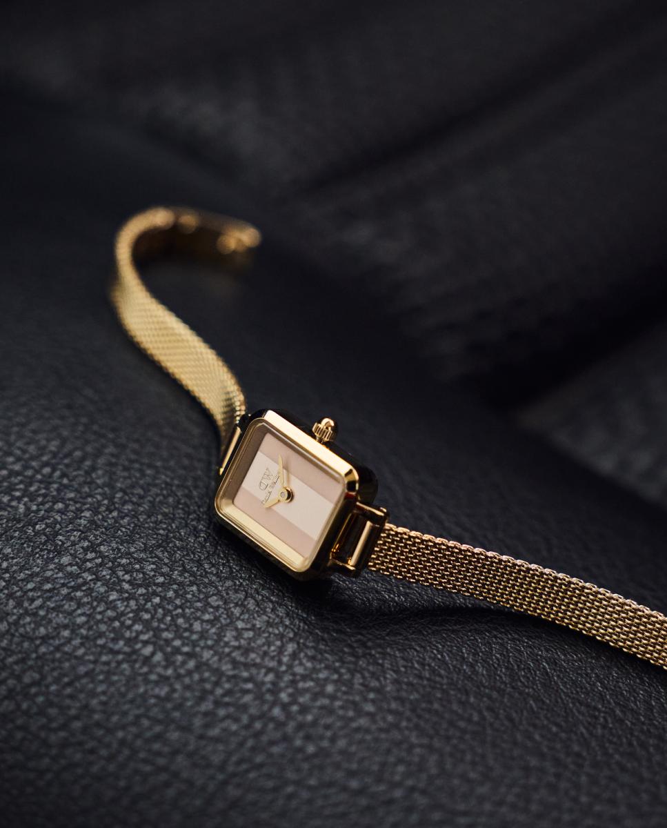 Imagen 9 de Reloj de mujer Quadro Mini DW00100961 marrón - Daniel Wellington - Dorado Dorado