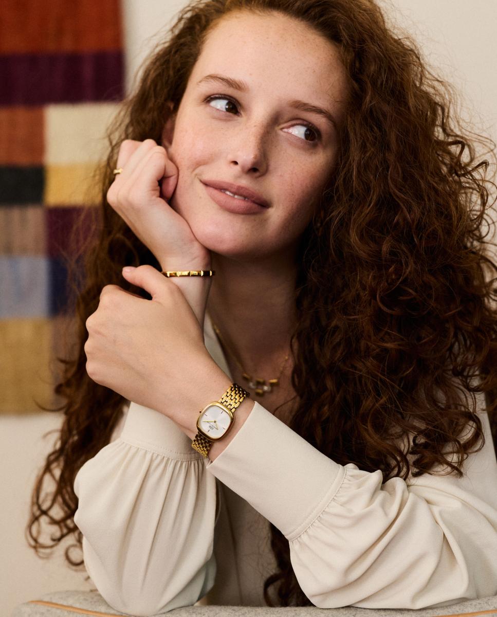 Imagen 6 de Reloj de mujer Racket DW00100993 dorado - Daniel Wellington - Blanco Blanco