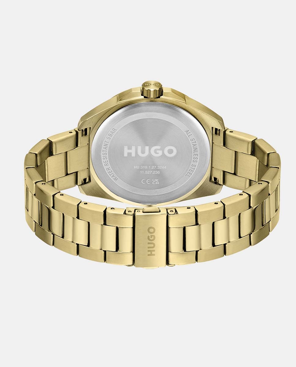 Relógio Expose Multifunções de Aço - Dourado Ouro-2