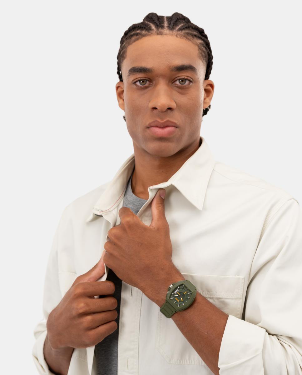 Reloj de hombre Icon 3H 1530433 de silicona - Hugo - Verde Verde-5