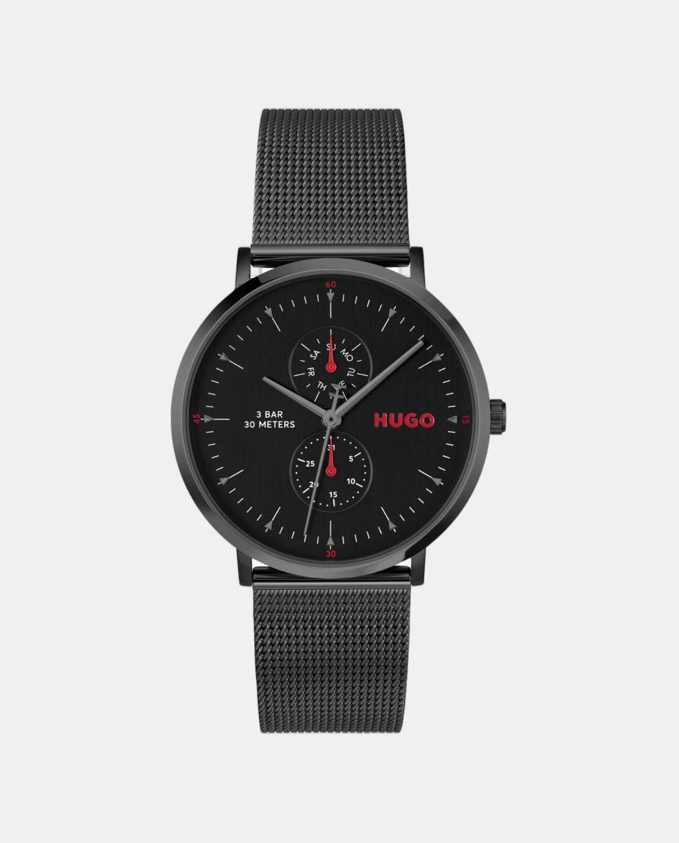Imagen 0 de Reloj de hombre Style 1530459 de acero negro Negro