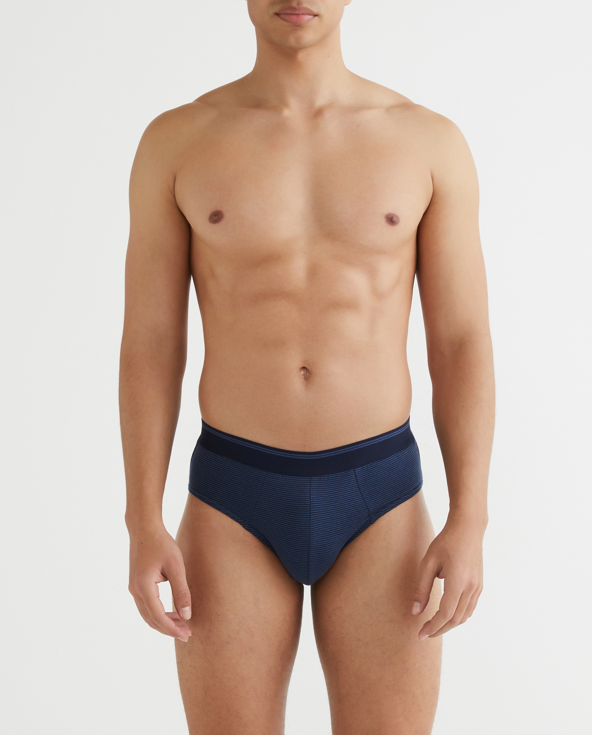 Imagen 0 de Pack 2 slips con rayas tejidas de hombre
