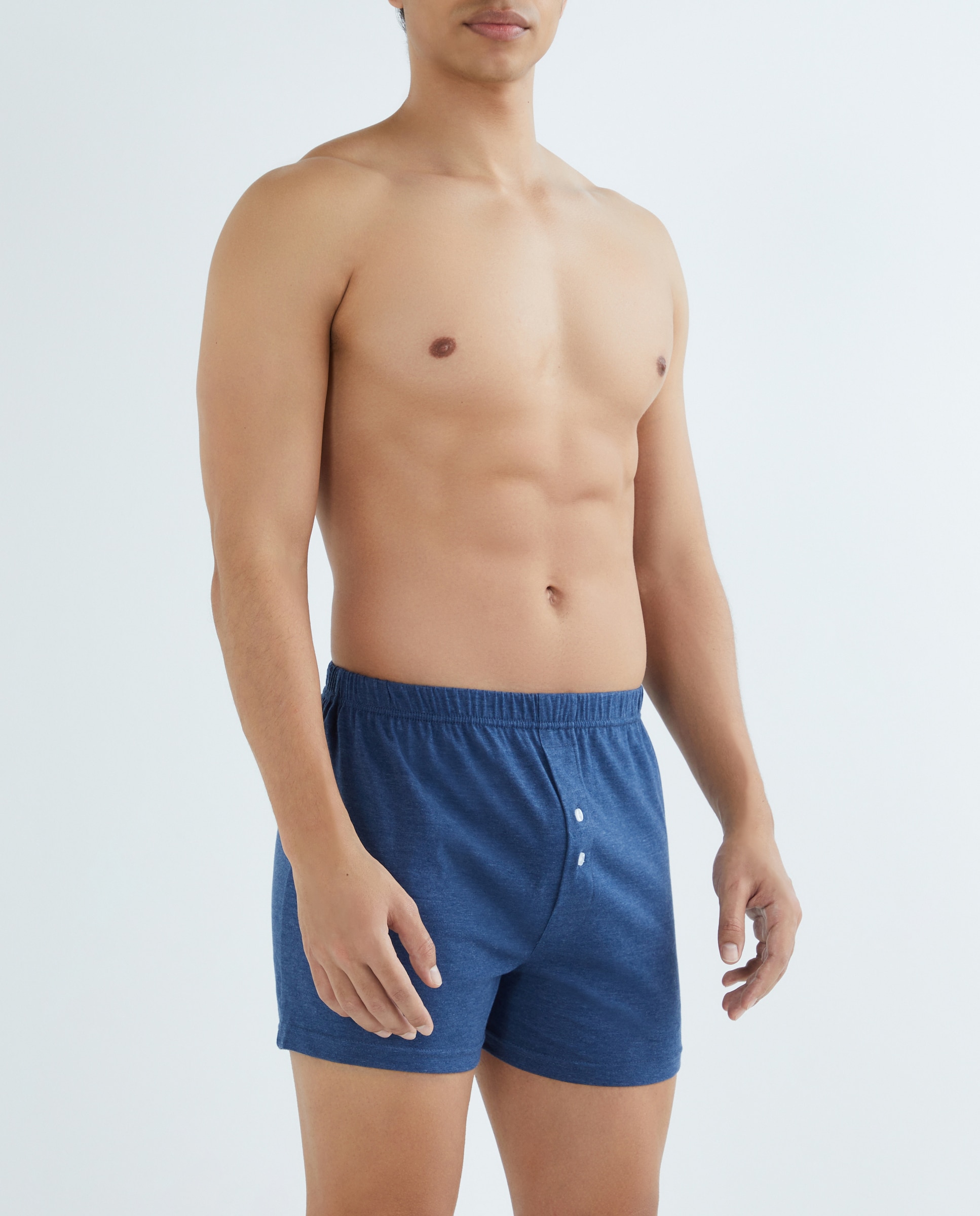 Imagen 0 de Pack 2 bóxers liso con bragueta de hombre