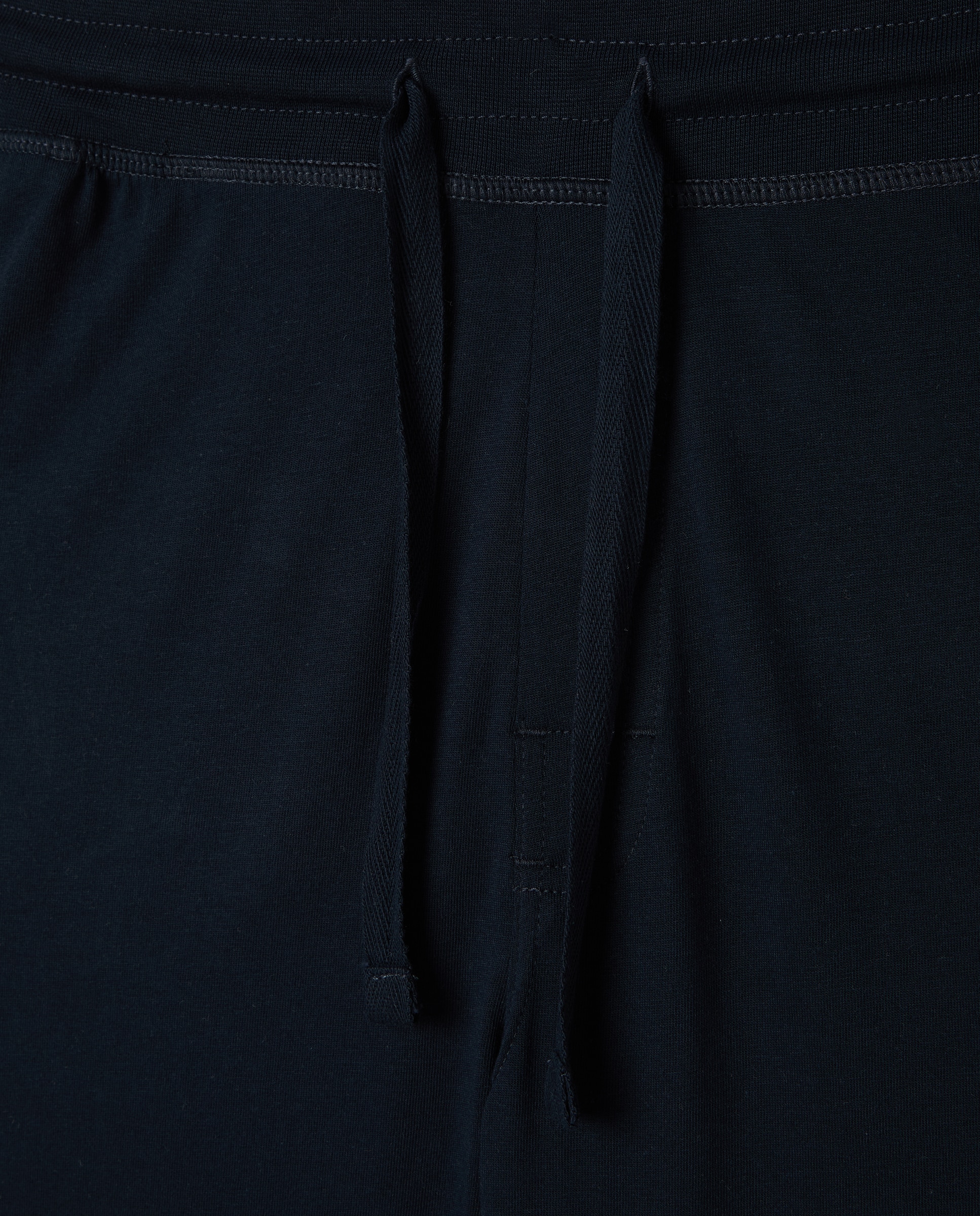 Pantalón punto hombre algodón con puño Azul marino-5