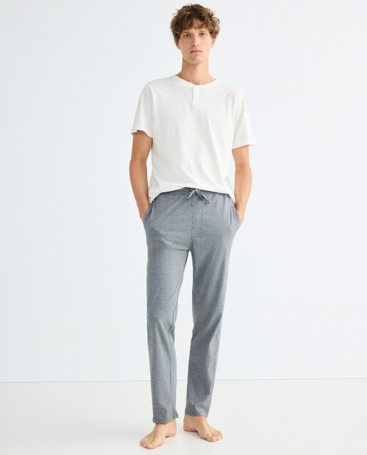 Imagen 0 de Pantalón punto hombre algodón sin puño