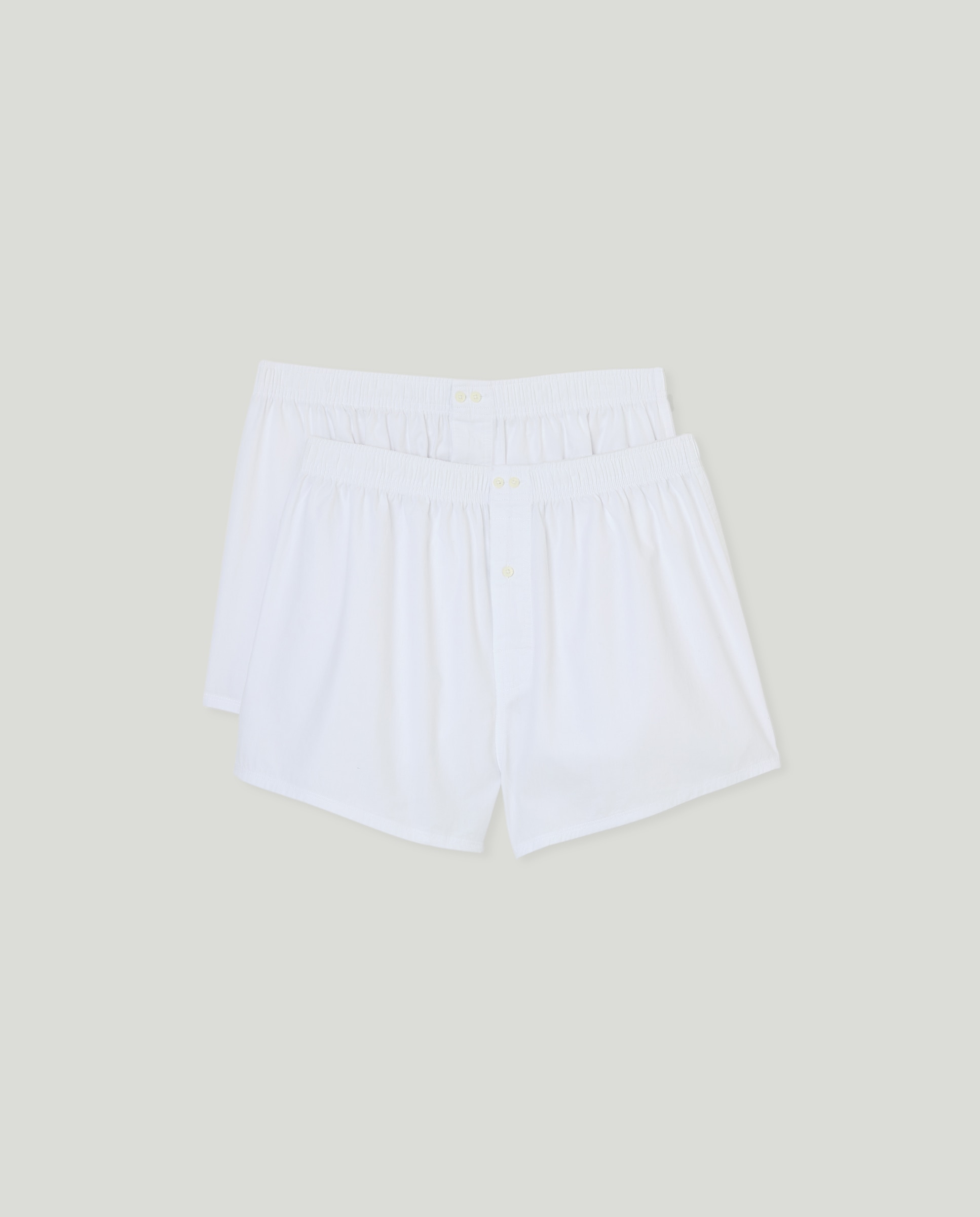Pack 2 boxer algodón hombre Blanco-5