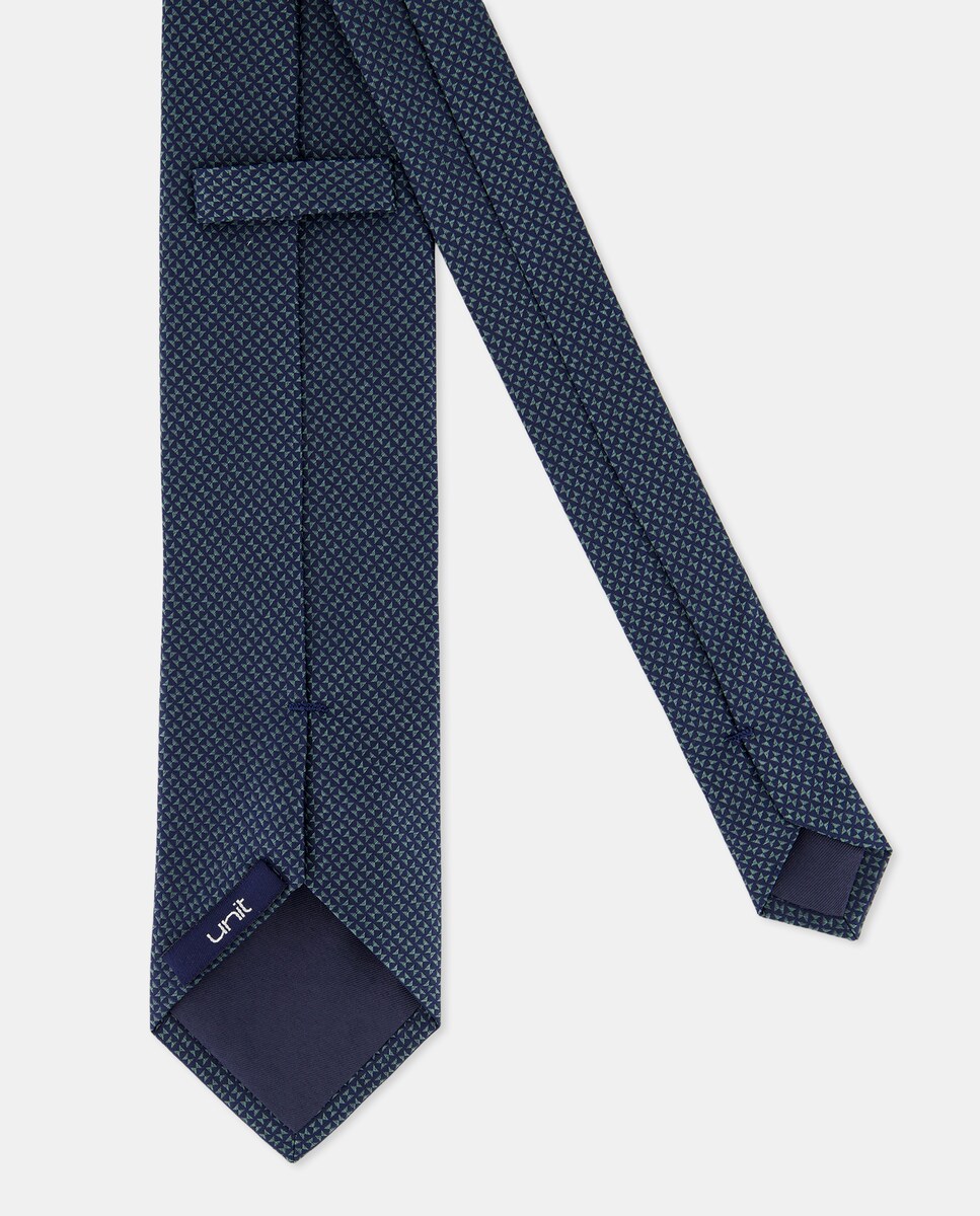 Corbata de seda Azul marino-2