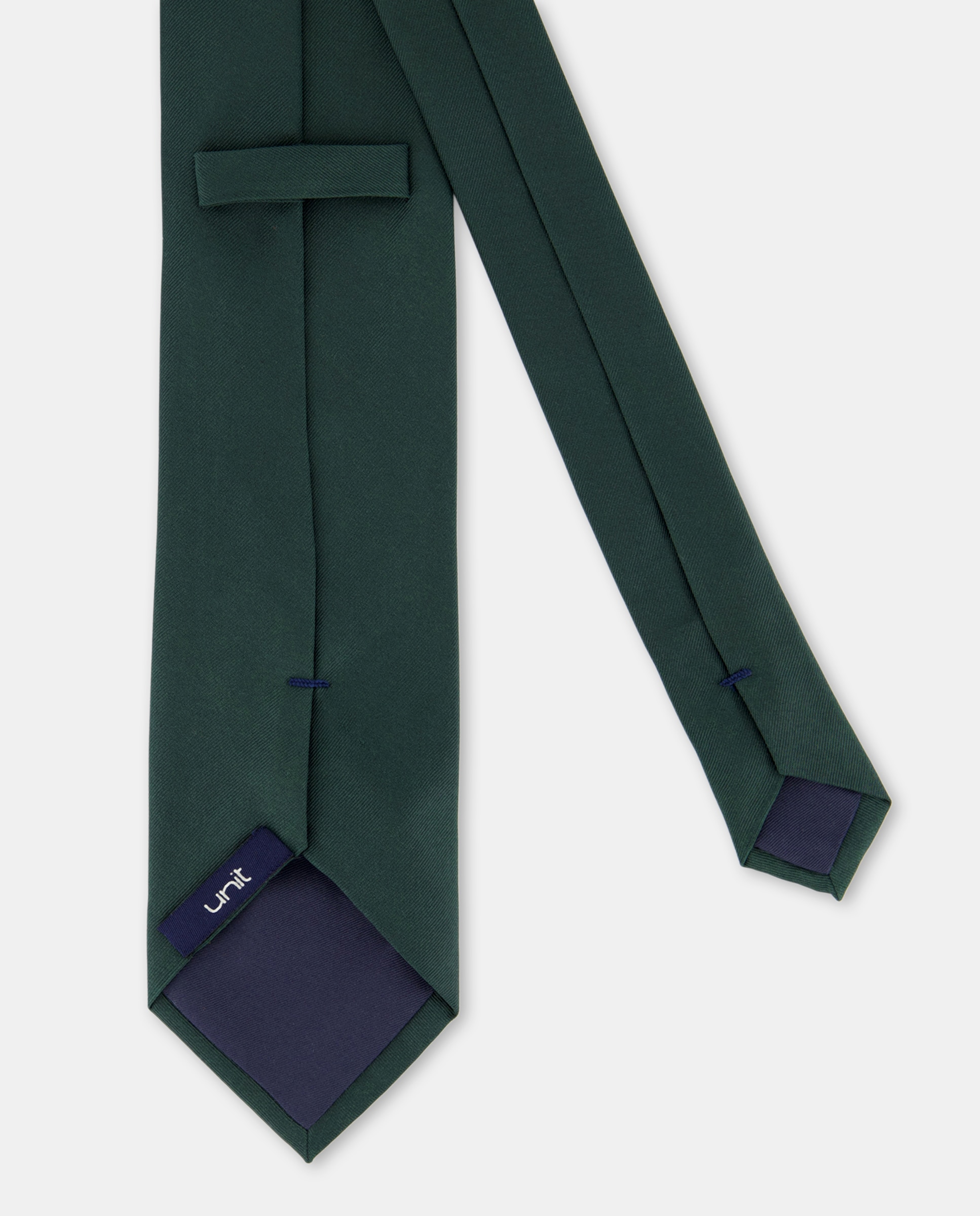 Corbata de seda Verde-2
