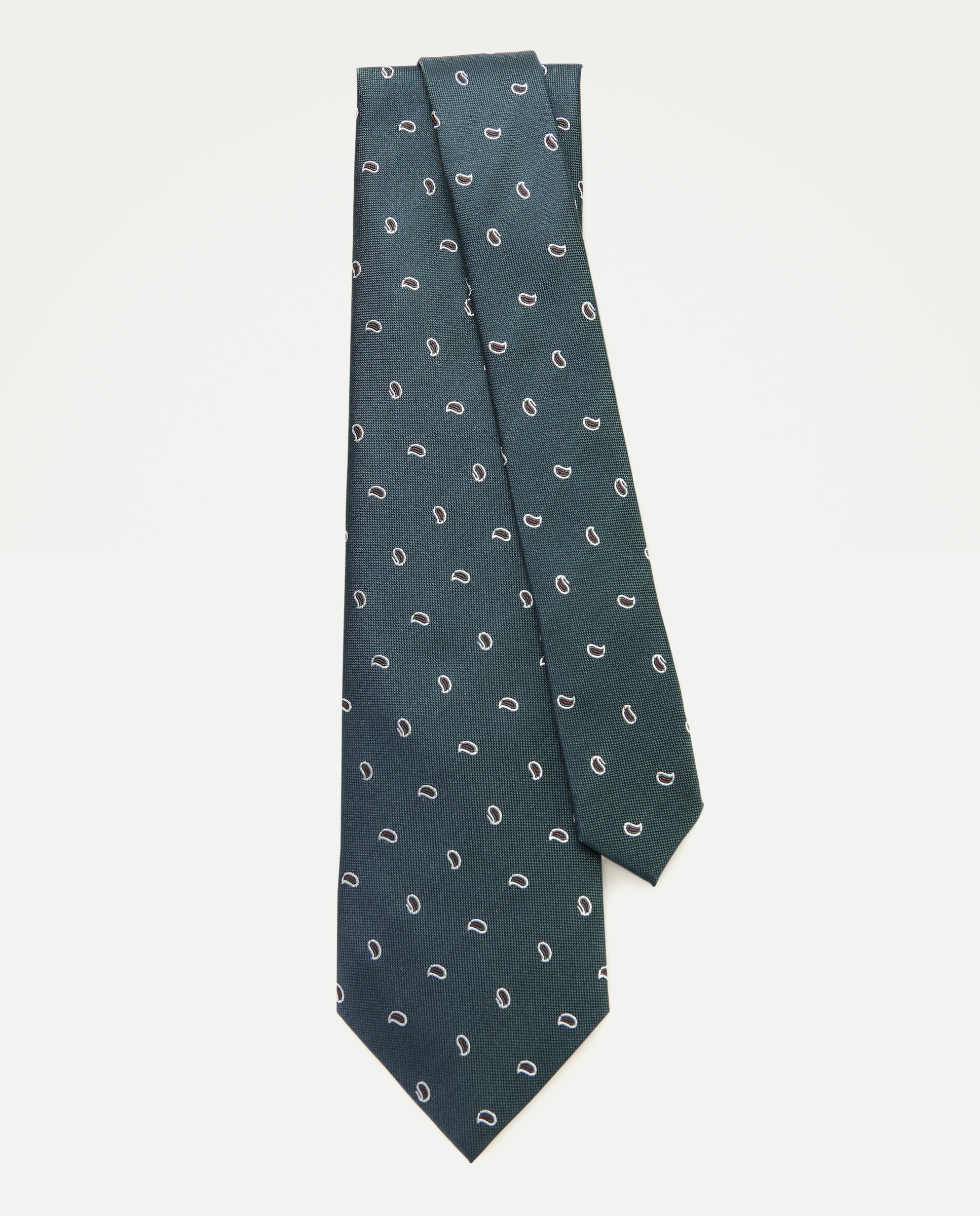 Corbata hombre 100% seda 500 VERDE-2