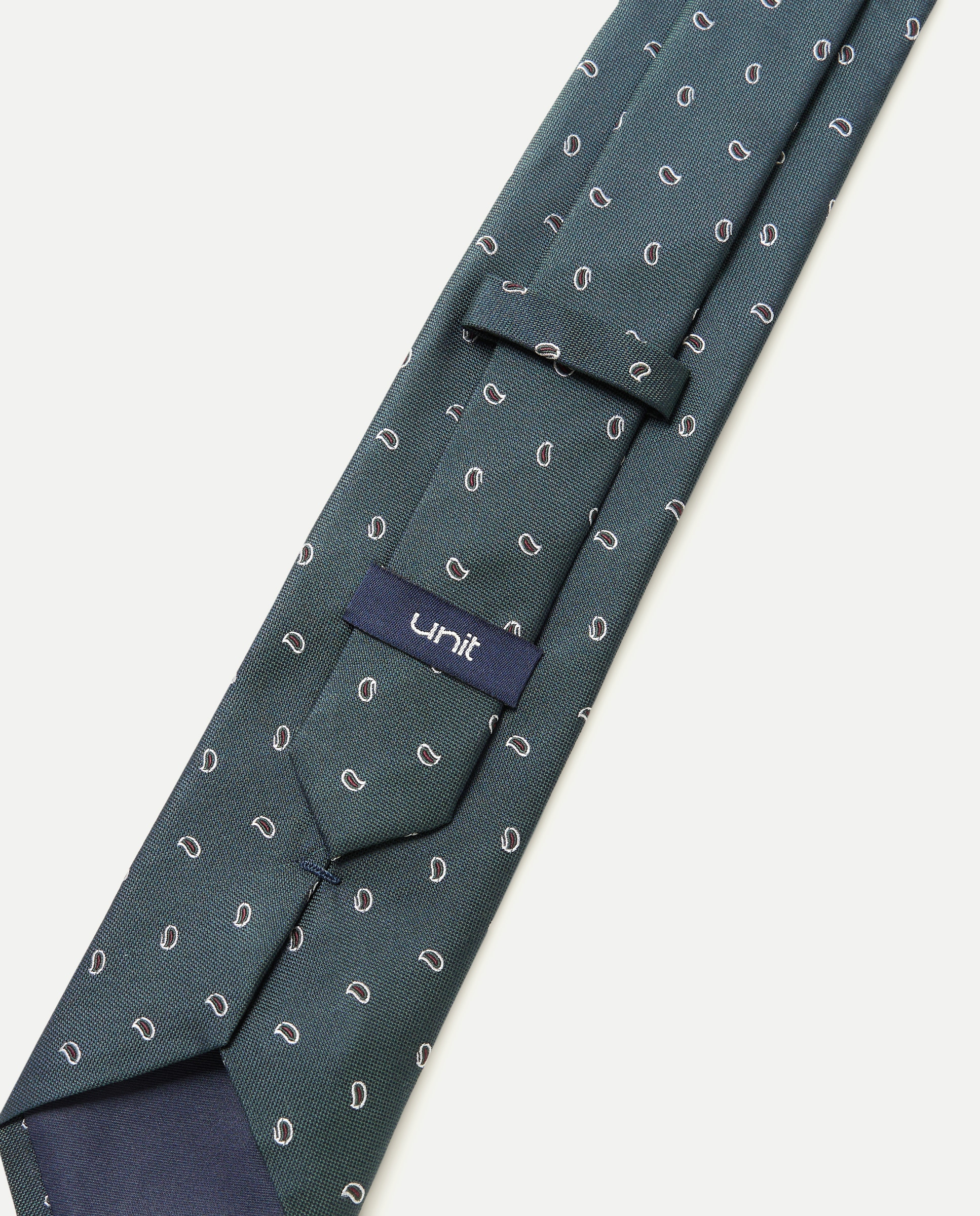 Corbata hombre 100% seda 500 VERDE-3