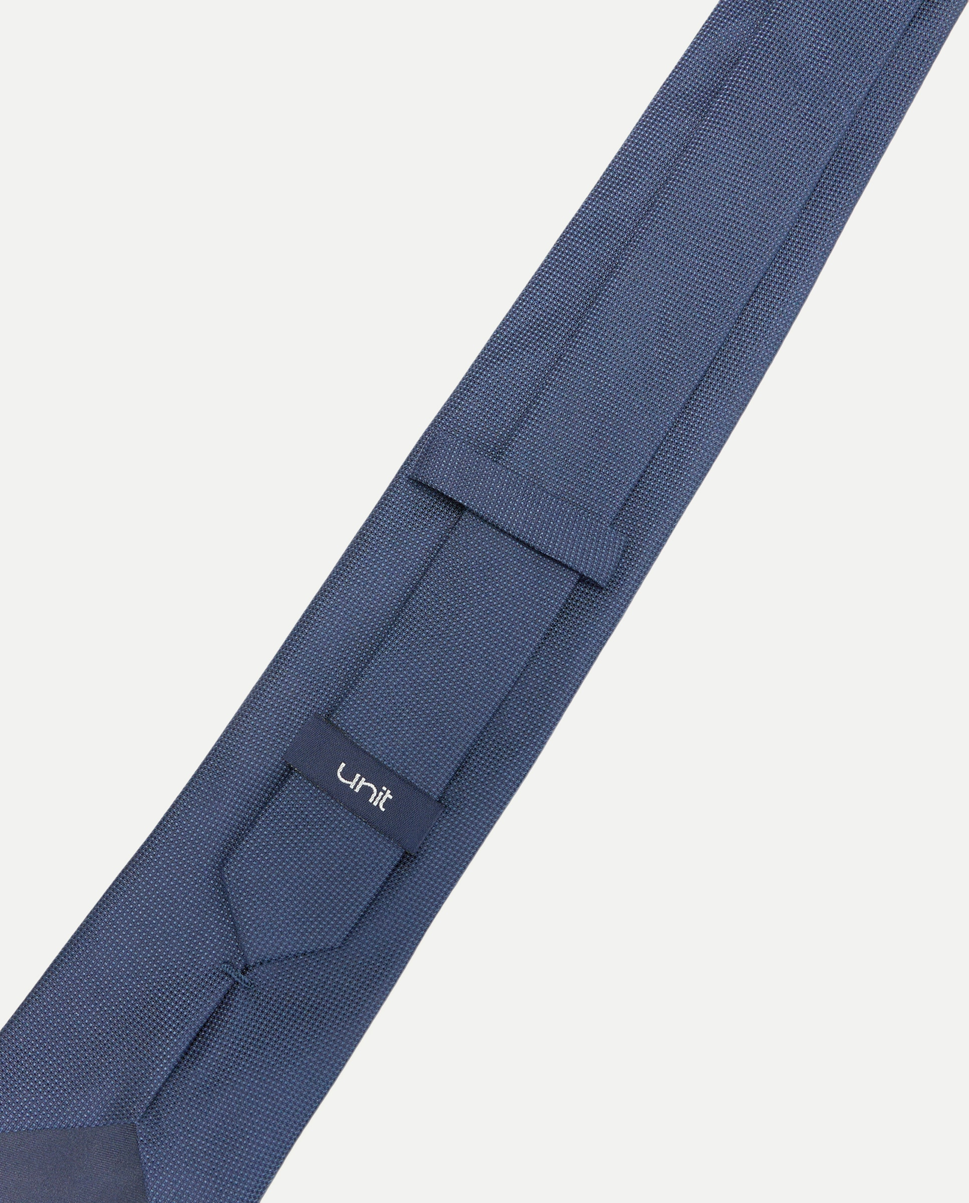 Corbata hombre 100% seda Azul marino-3