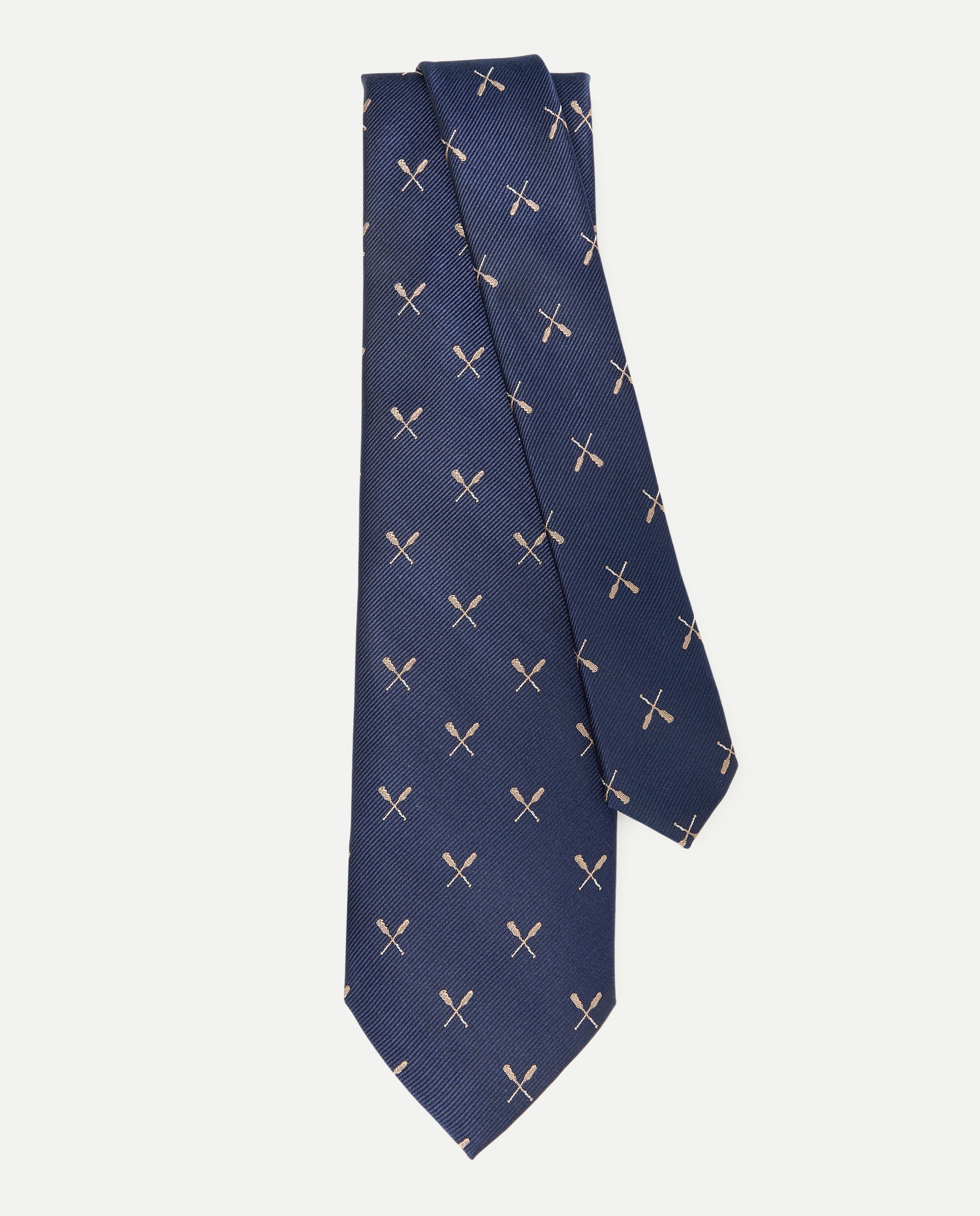 Corbata hombre 100% seda Azul marino-2