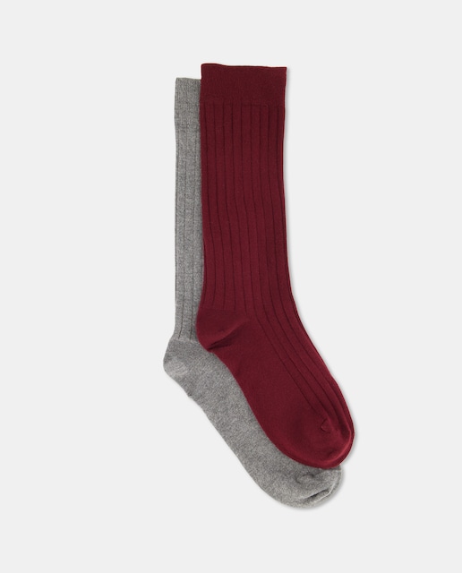 Imagen 0 de Pack dos calcetines altos hombre bambu