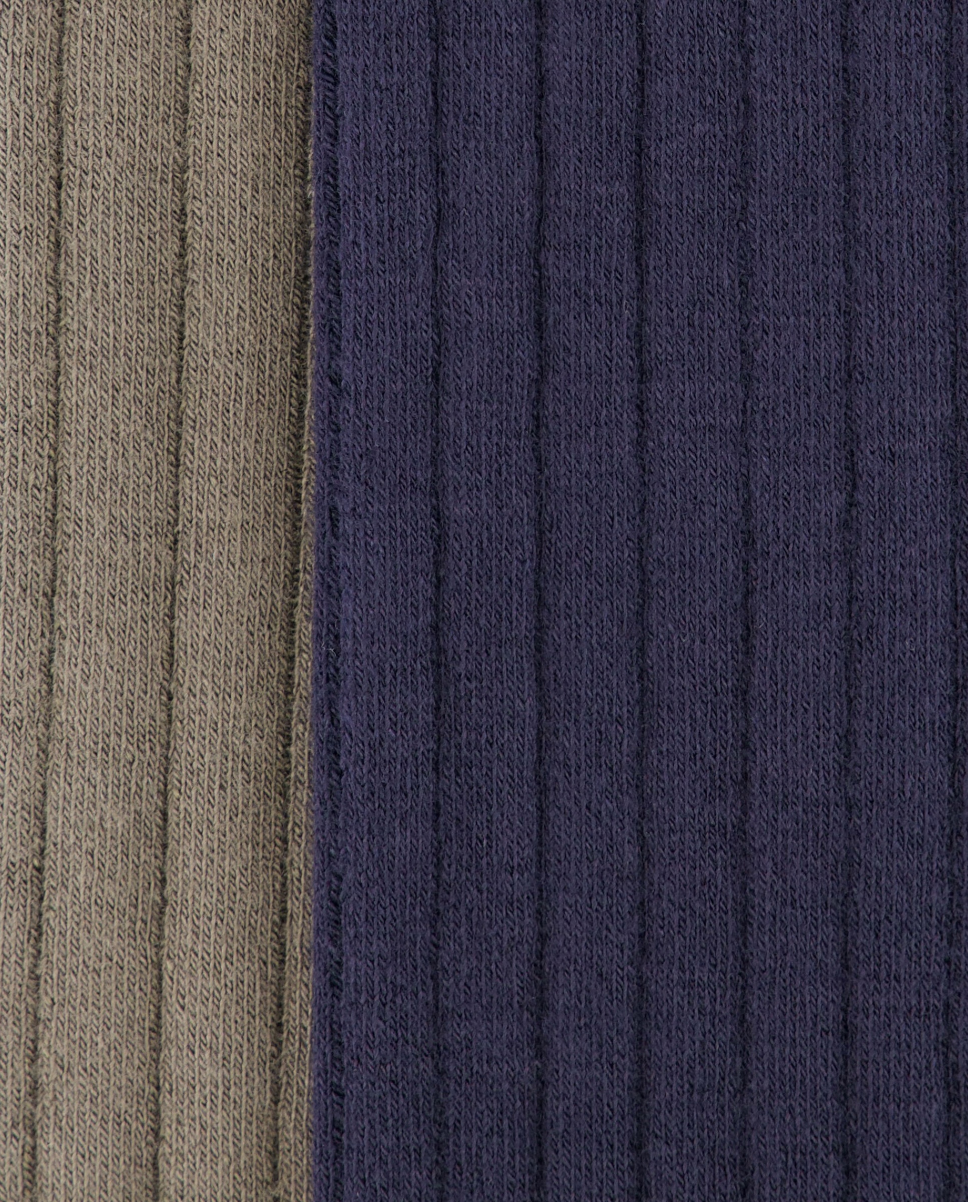 Pack dos calcetines altos hombre bambu 400 Azul-2