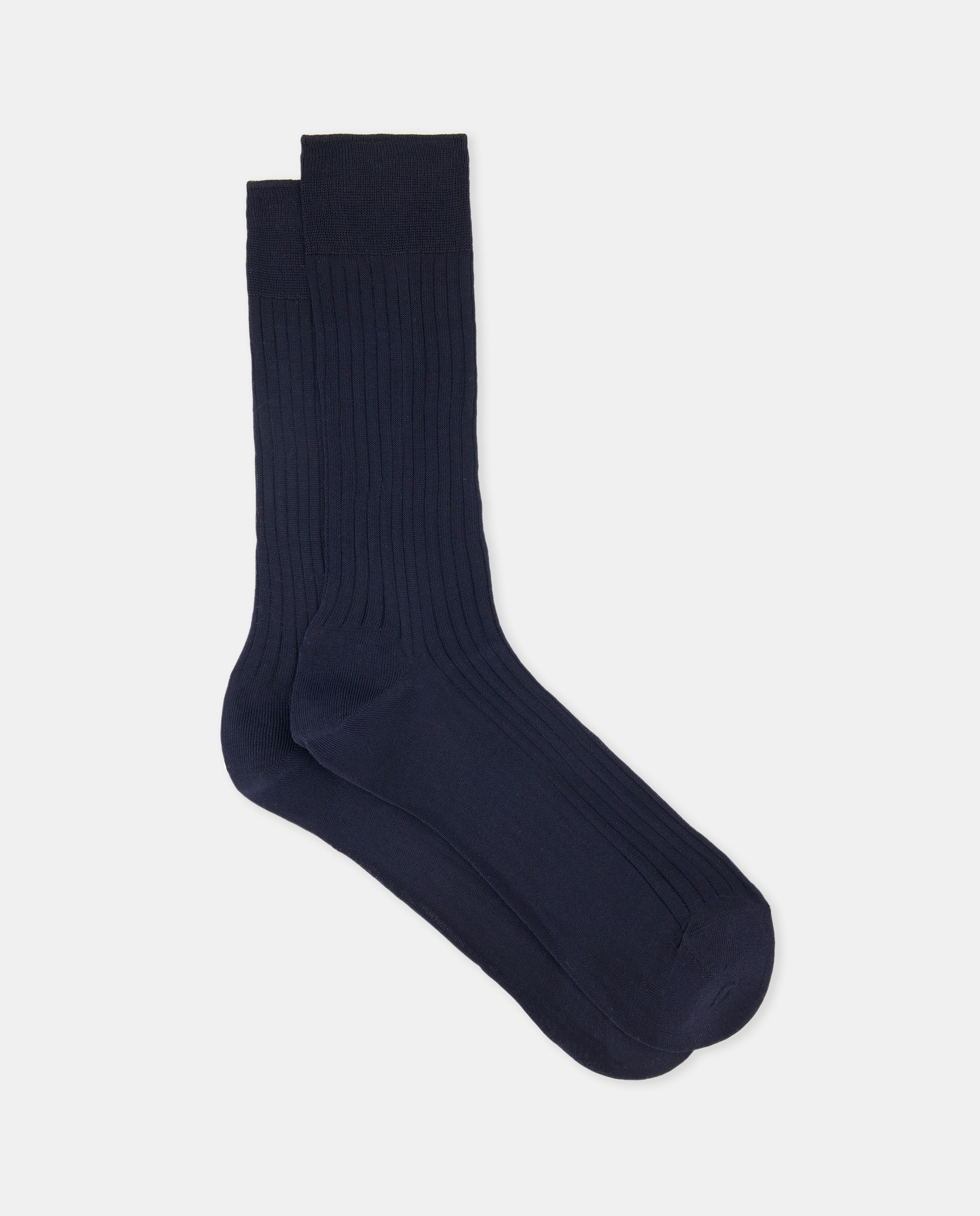 Pack dos calcetines hombre algodón canale Azul-1