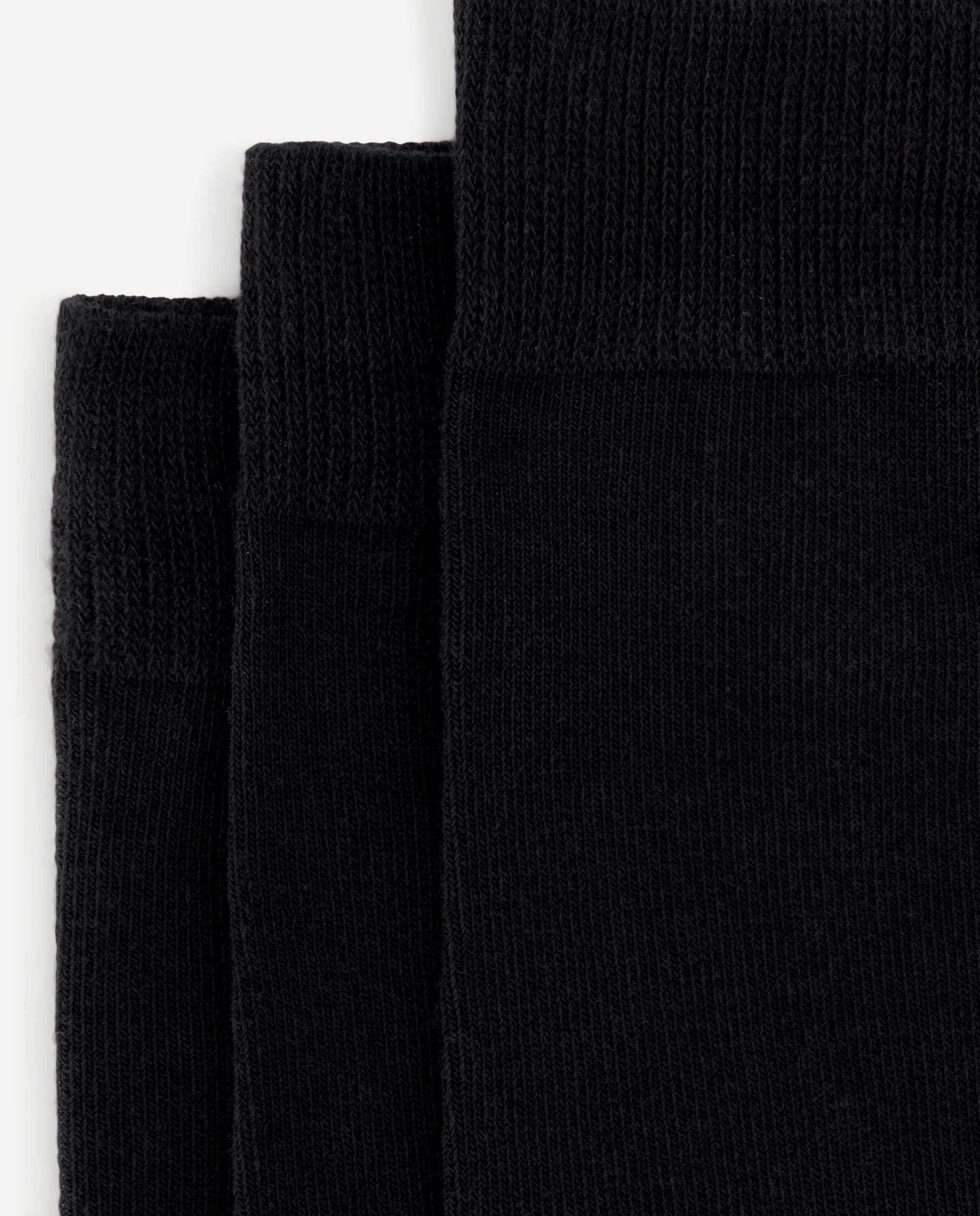 Pack 3 calcetines de hombre vestir Negro-2
