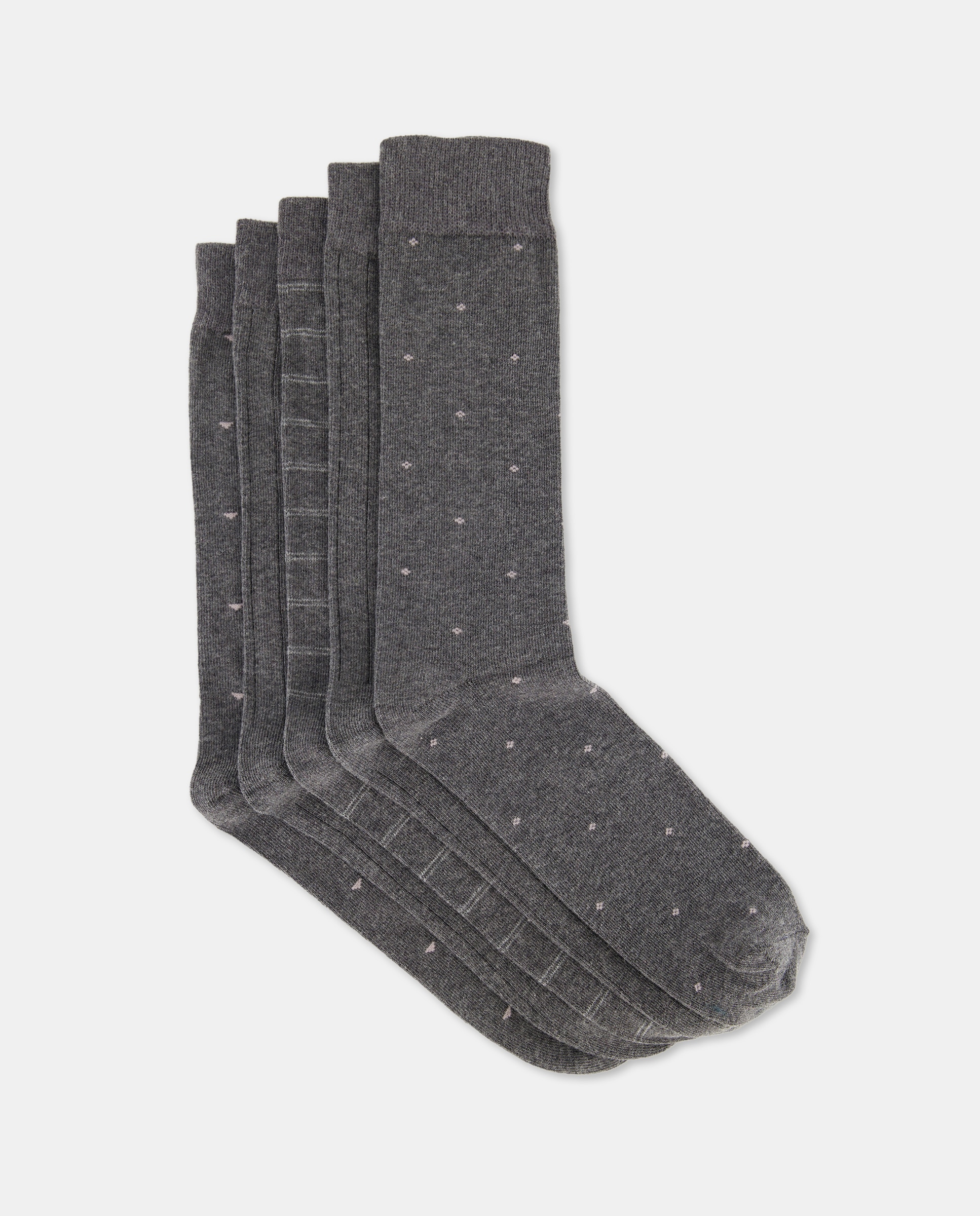 Imagen 0 de Pack cinco calcetines hombre combinados