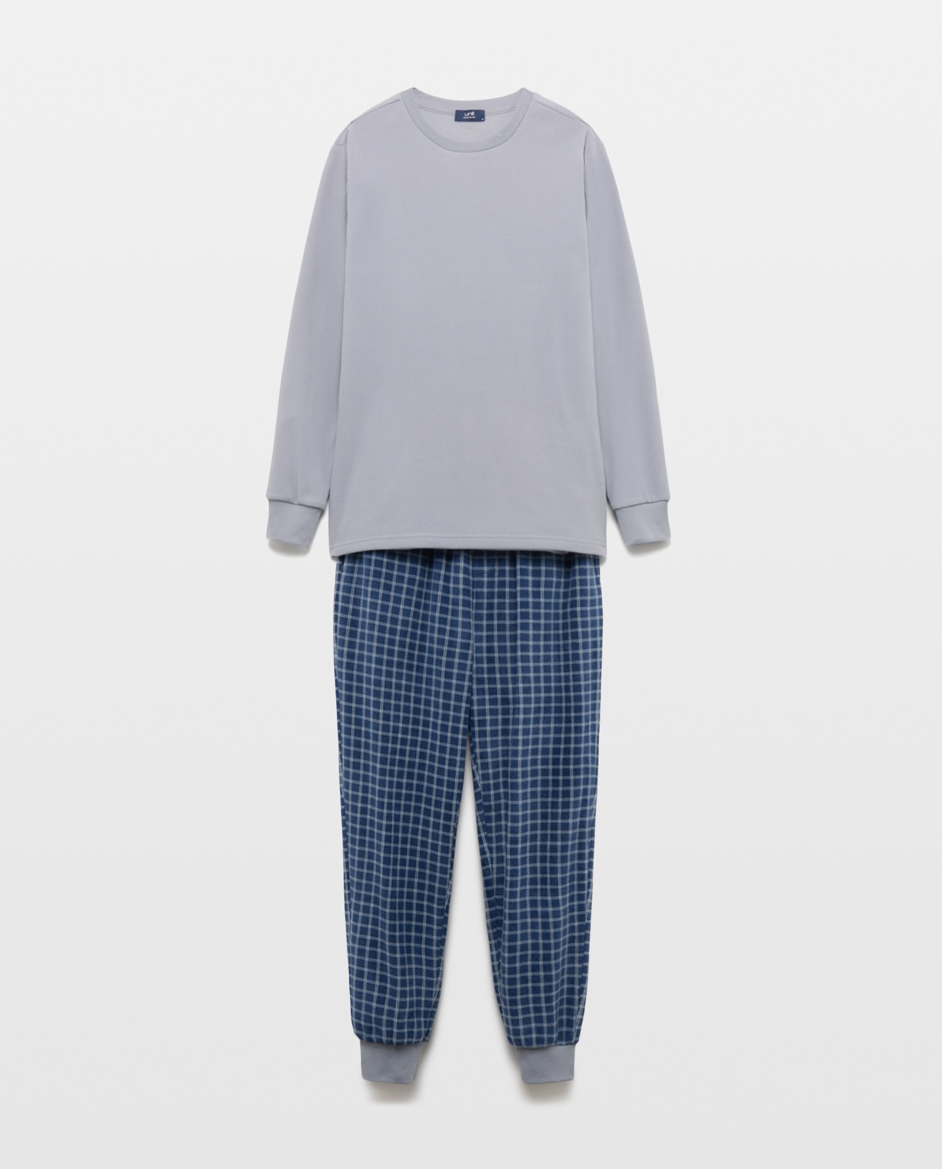 Pijama hombre micropolar 410 Azul claro-3