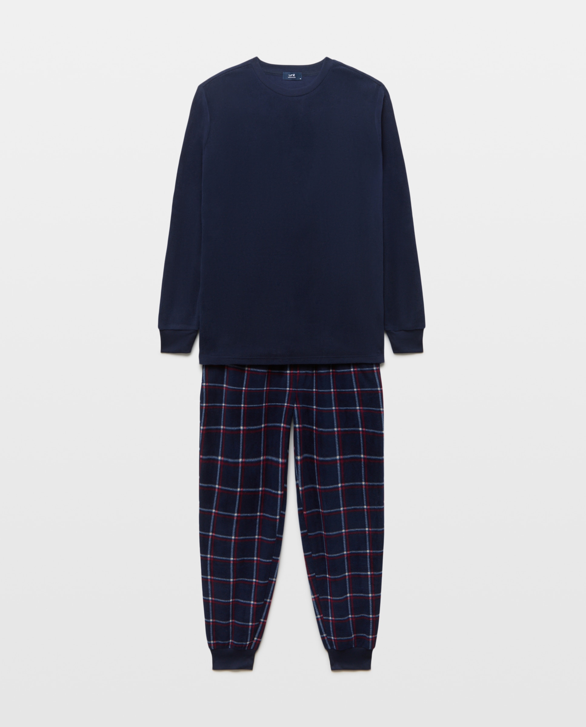 Pijama hombre micropolar Azul marino-3