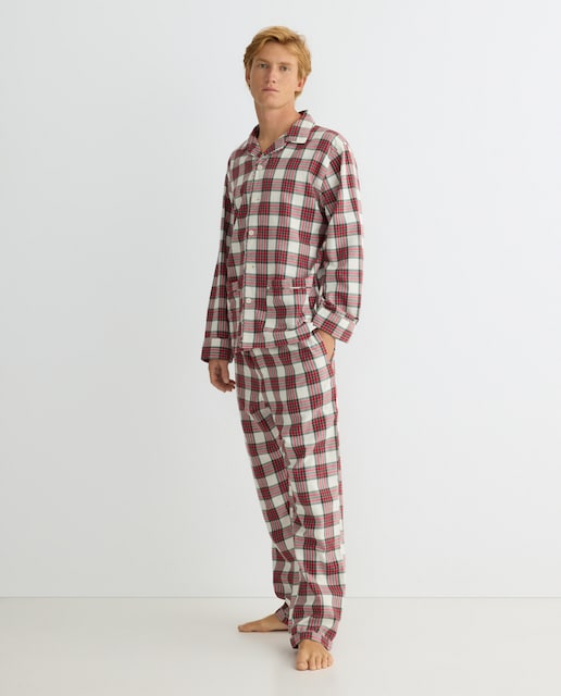 Imagen 0 de Pijama hombre algodón cuadros