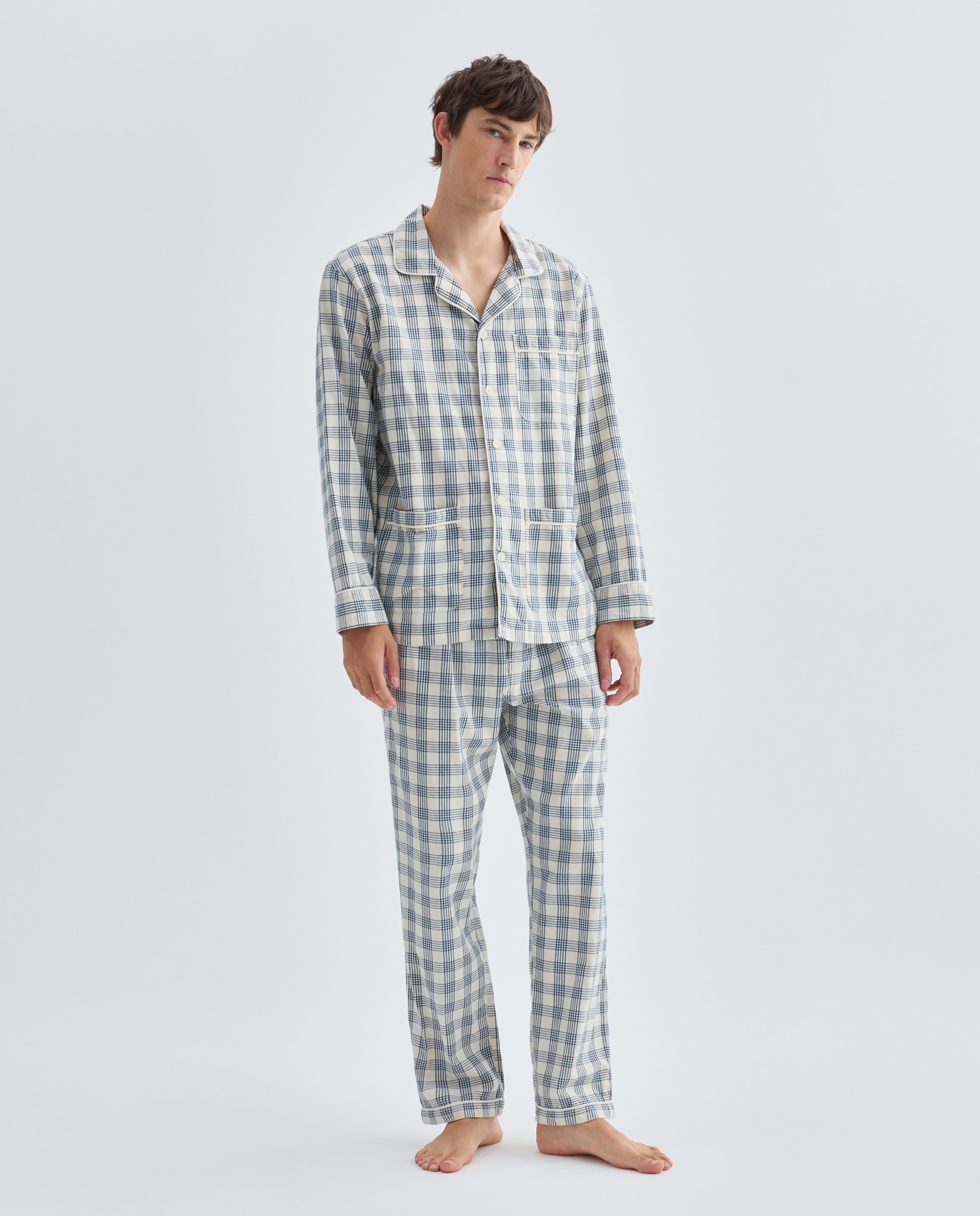Imagen 0 de Pijama abierto hombre algodón