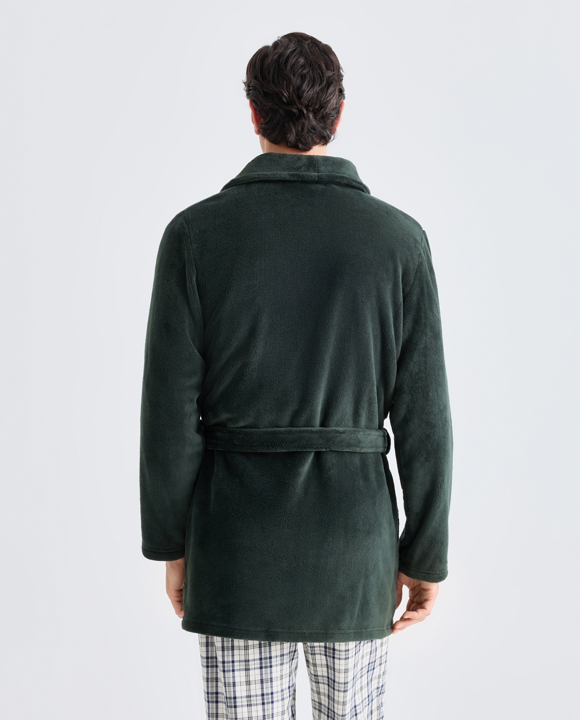 Batín hombre polar 530 Verde oscuro-3