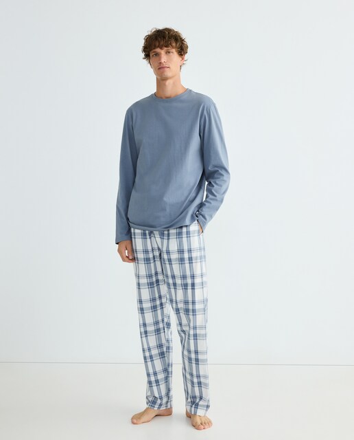 Imagen 0 de Pijama hombre combinado algodón
