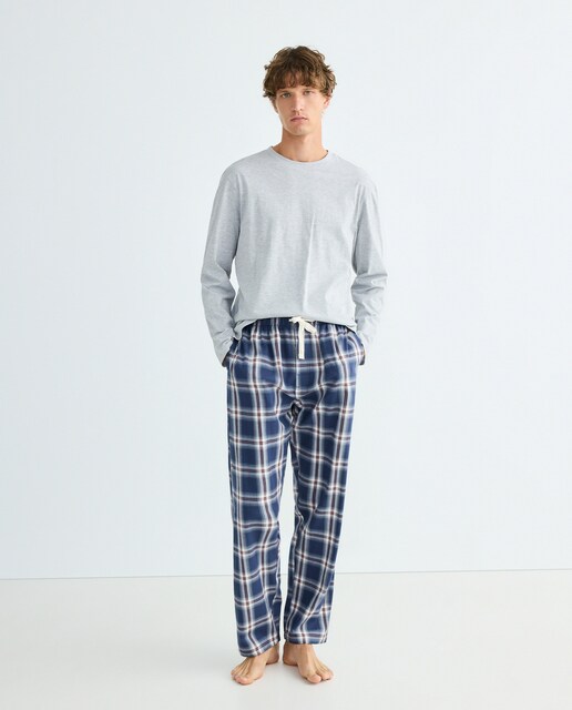 Imagen 0 de Pijama hombre combinado algodón