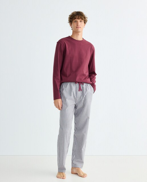 Imagen 0 de Pijama hombre combinado algodón