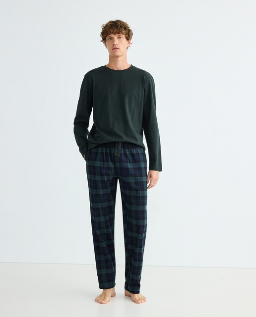 Imagen 0 de Pijama hombre combinado algodón