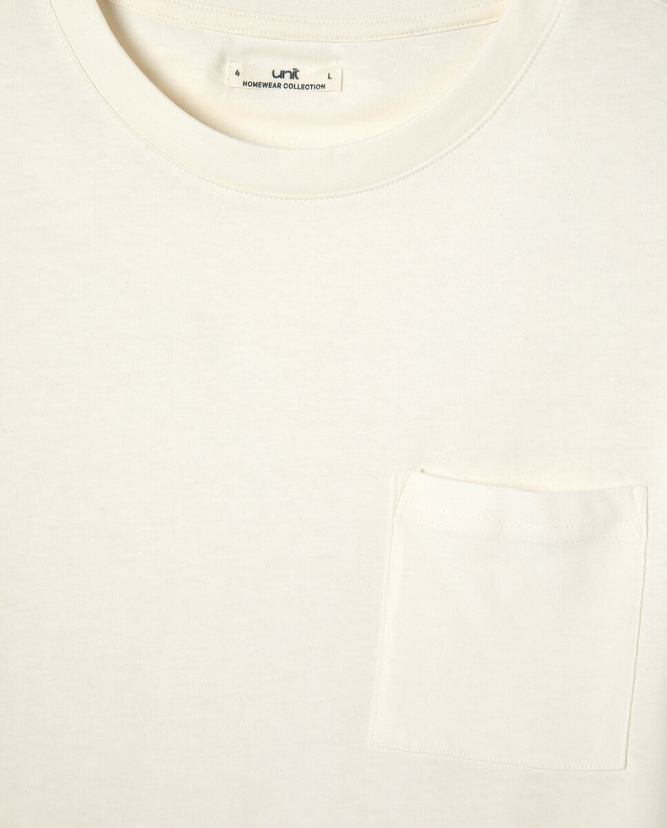 Pijama de hombre combinado algodón Azul marino-4