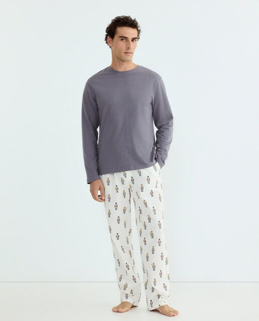 Imagen 0 de Pijama hombre algodón estampado