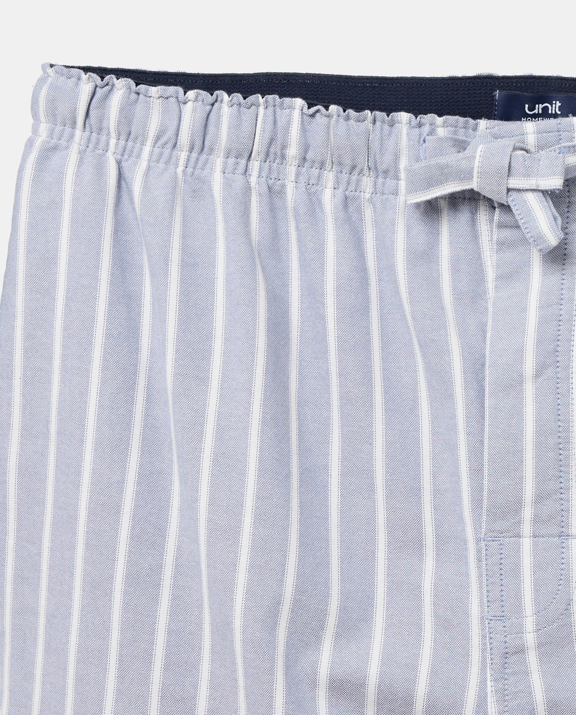 Pijama hombre combinado algodón 400 Azul-4