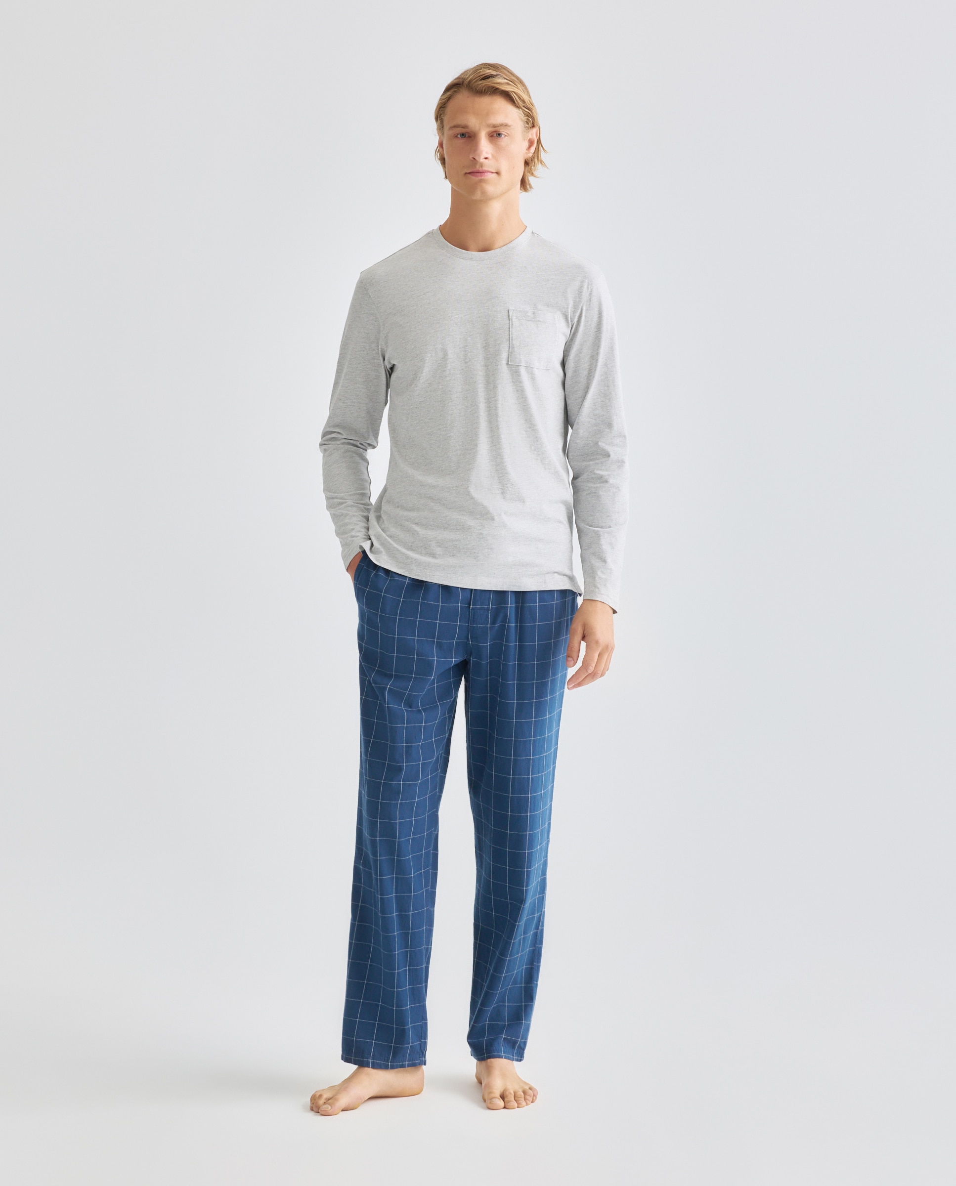 Imagen 0 de Pijama hombre combinado algodón