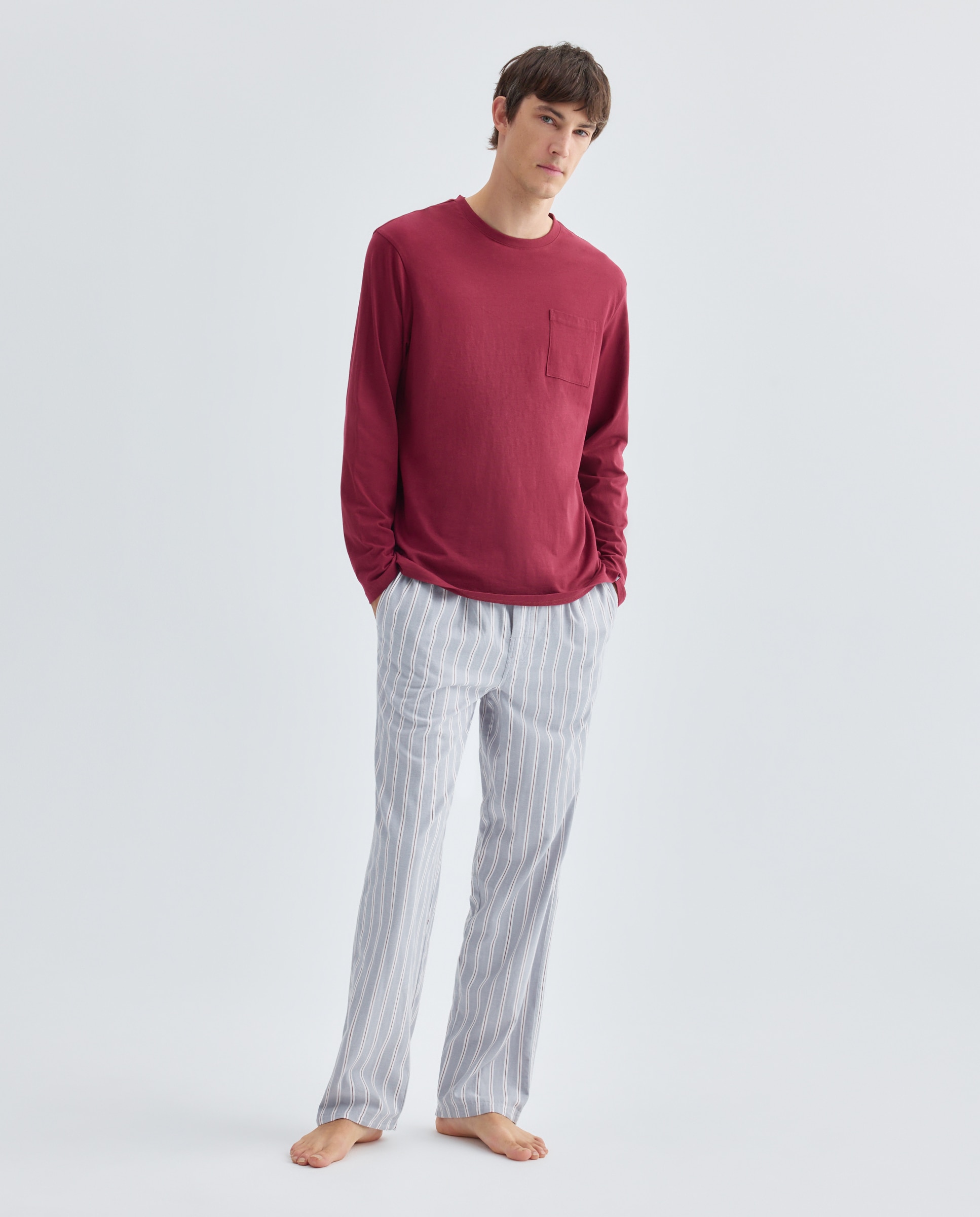 Imagen 0 de Pijama hombre combinado algodón