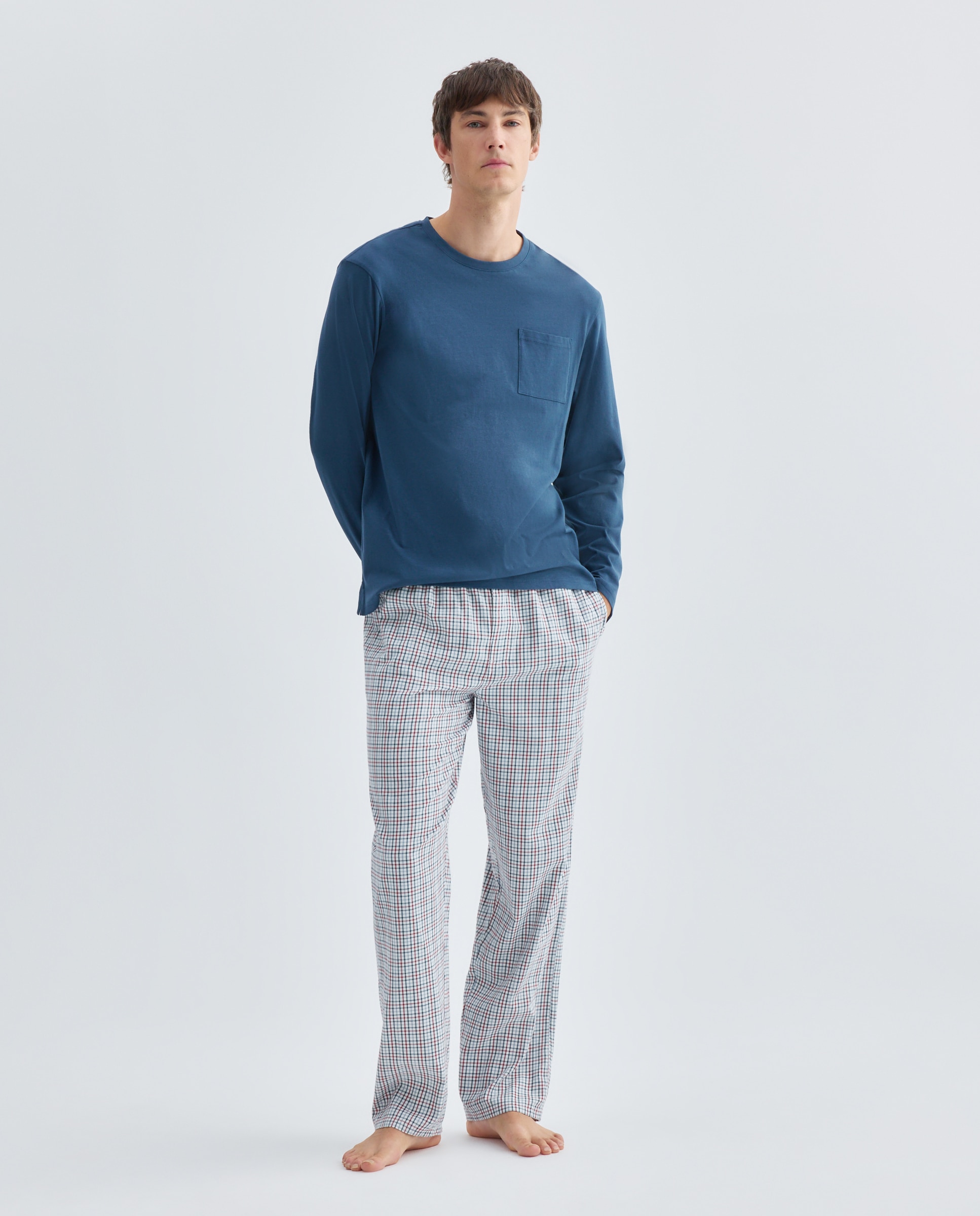 Imagen 0 de Pijama hombre combinado algodón