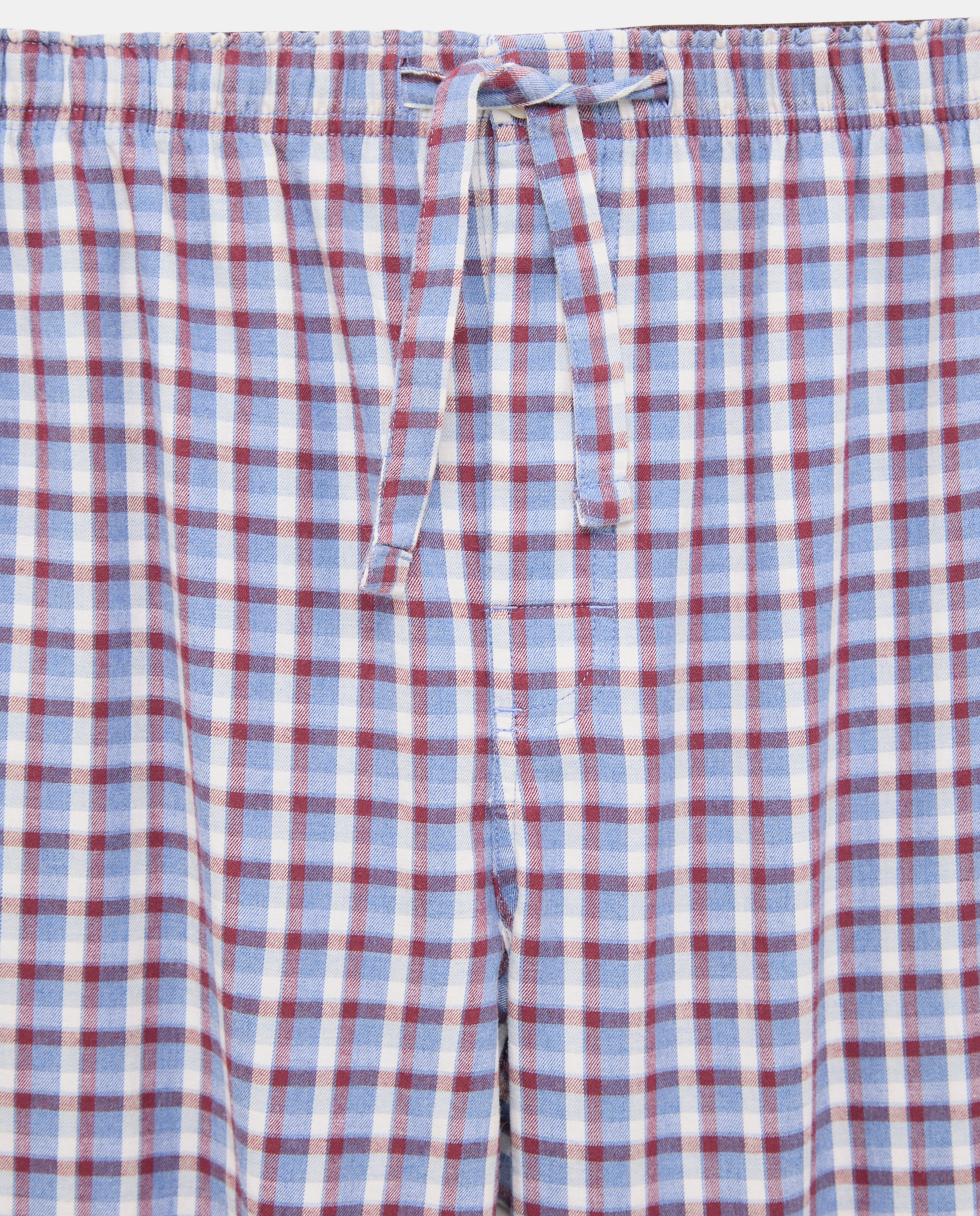 Pijama hombre combinado algodón 290 Burdeos-4