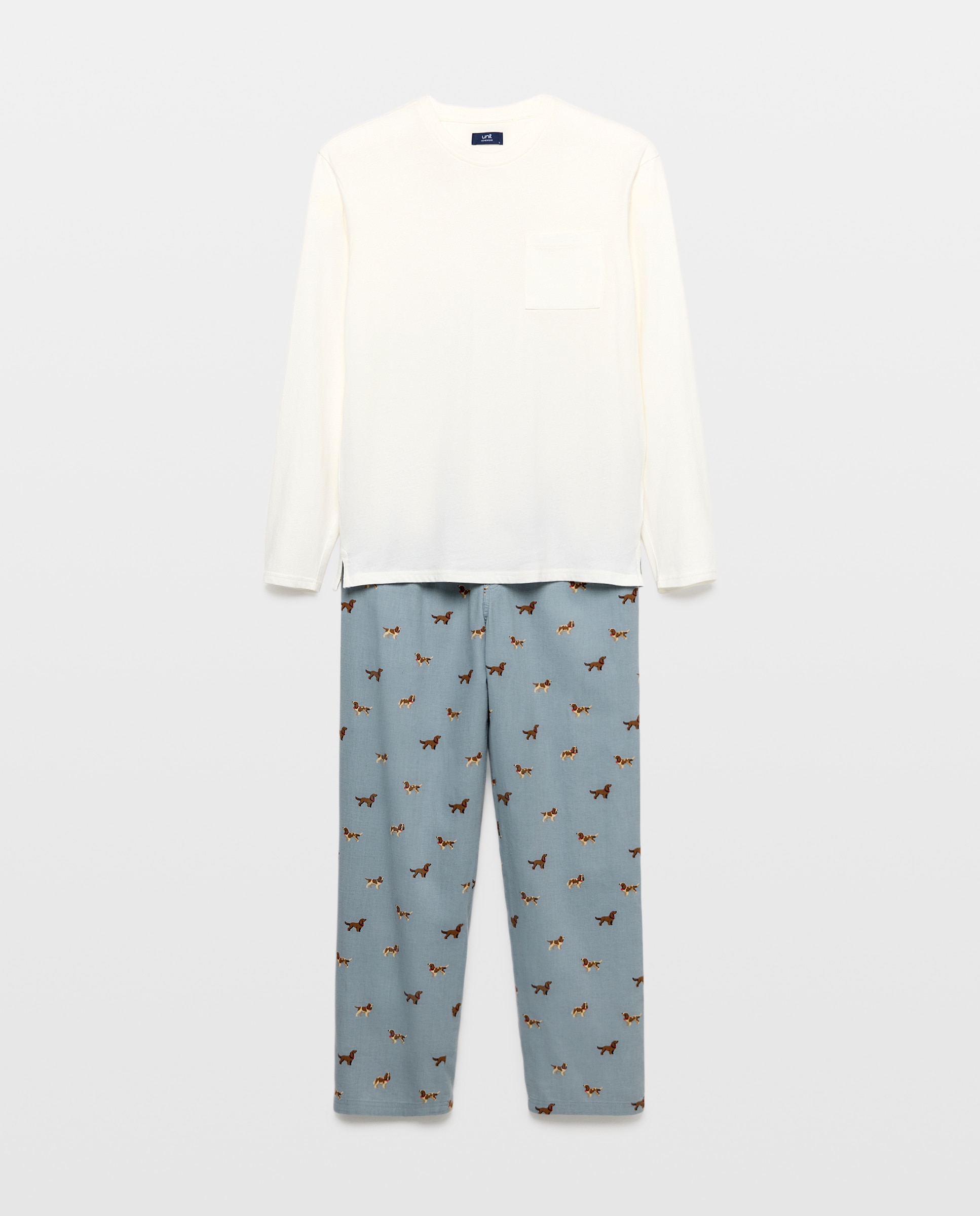 Imagen 0 de Pijama hombre combinado algodón