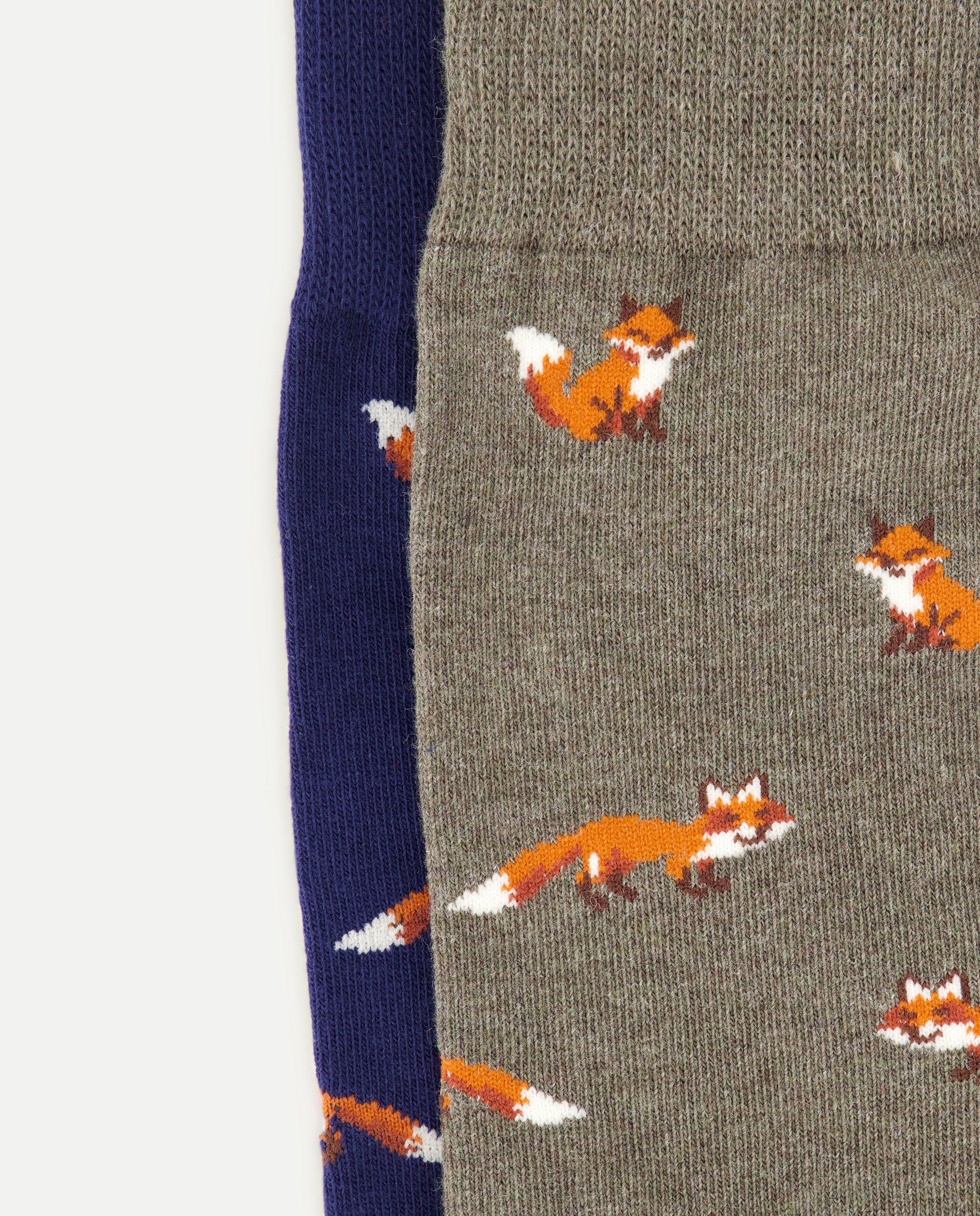 Pack dos calcetines animales hombre 500 VERDE-2