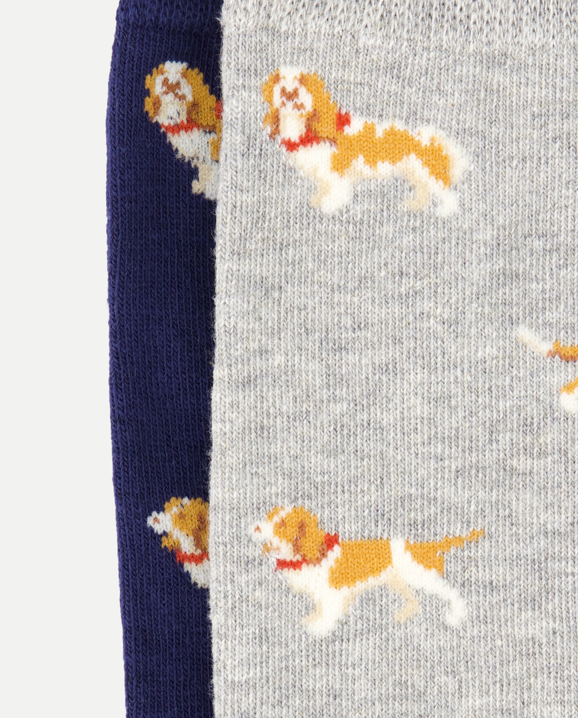Pack dos calcetines animales hombre 820 Gris medio-2