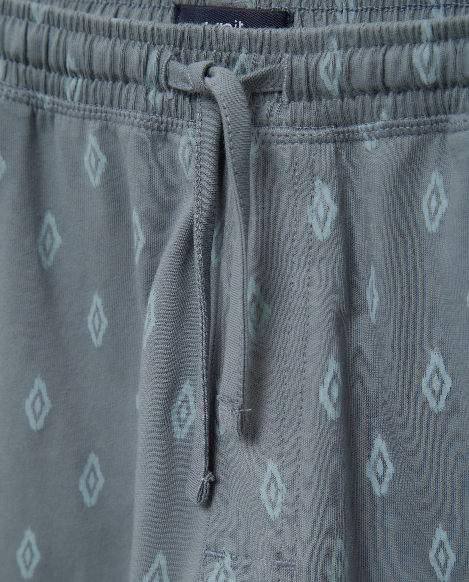Pijama punto hombre corto con bolsa 820 Gris medio-4