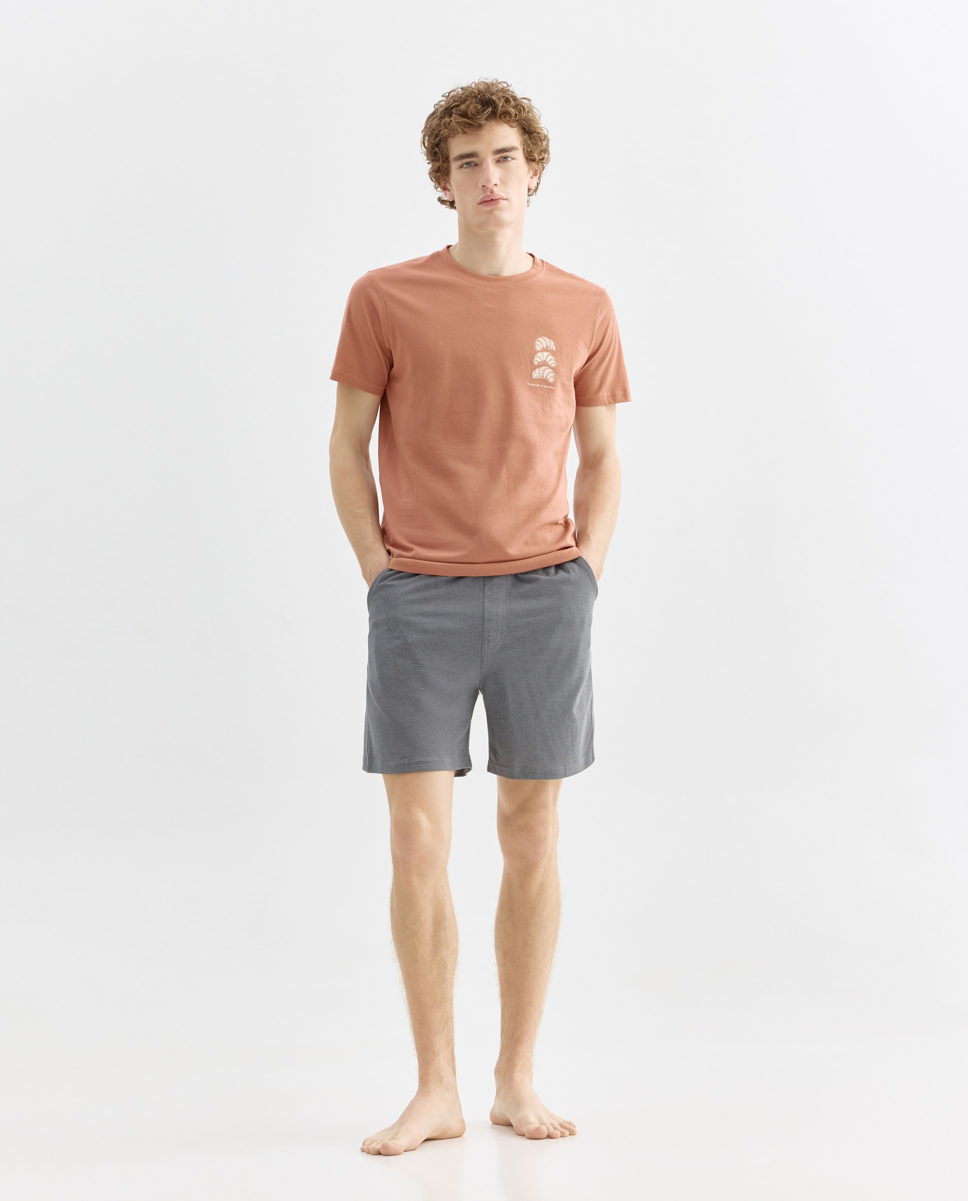 Imagen 0 de Pijama punto hombre corto