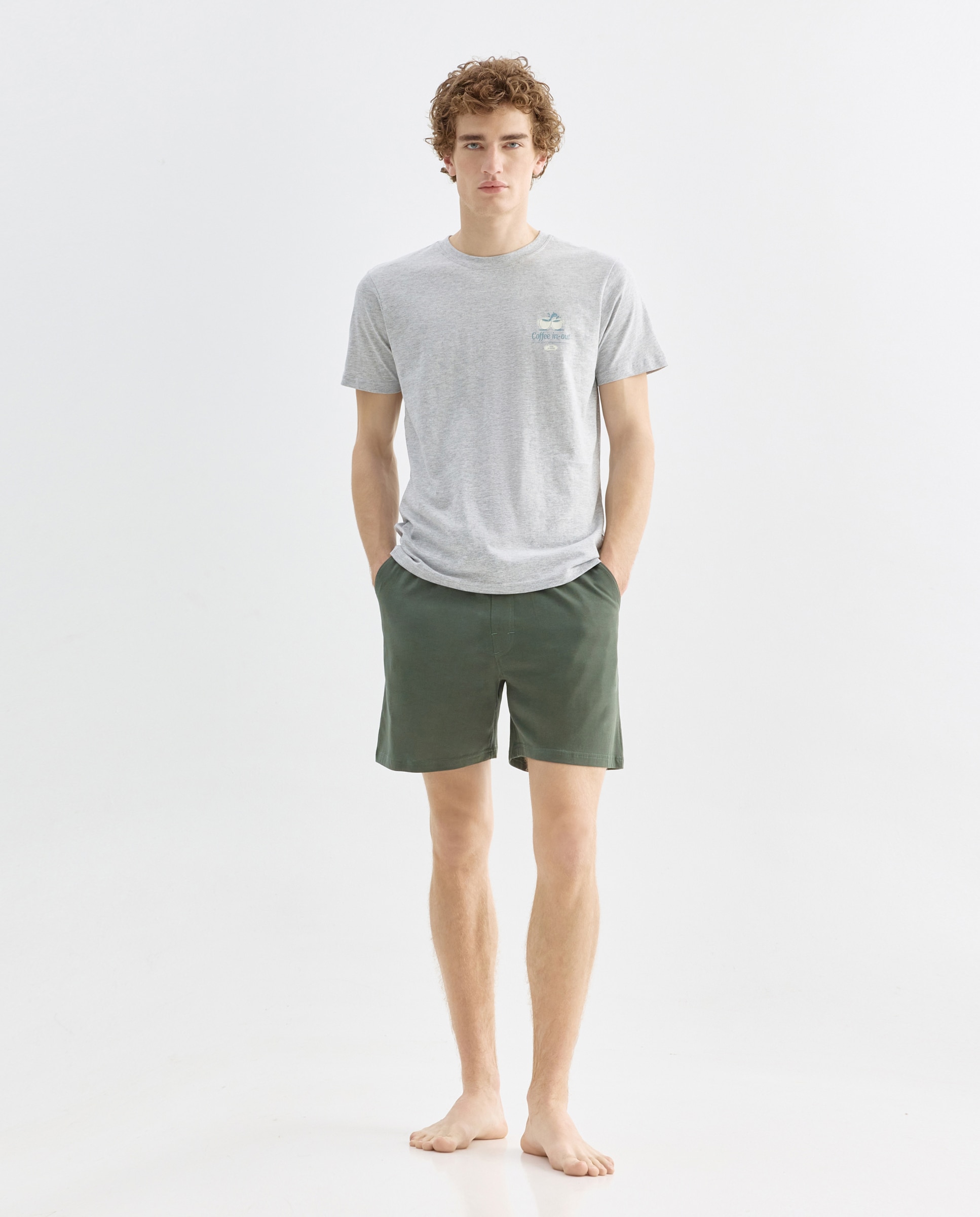 Imagen 0 de Pijama punto hombre corto
