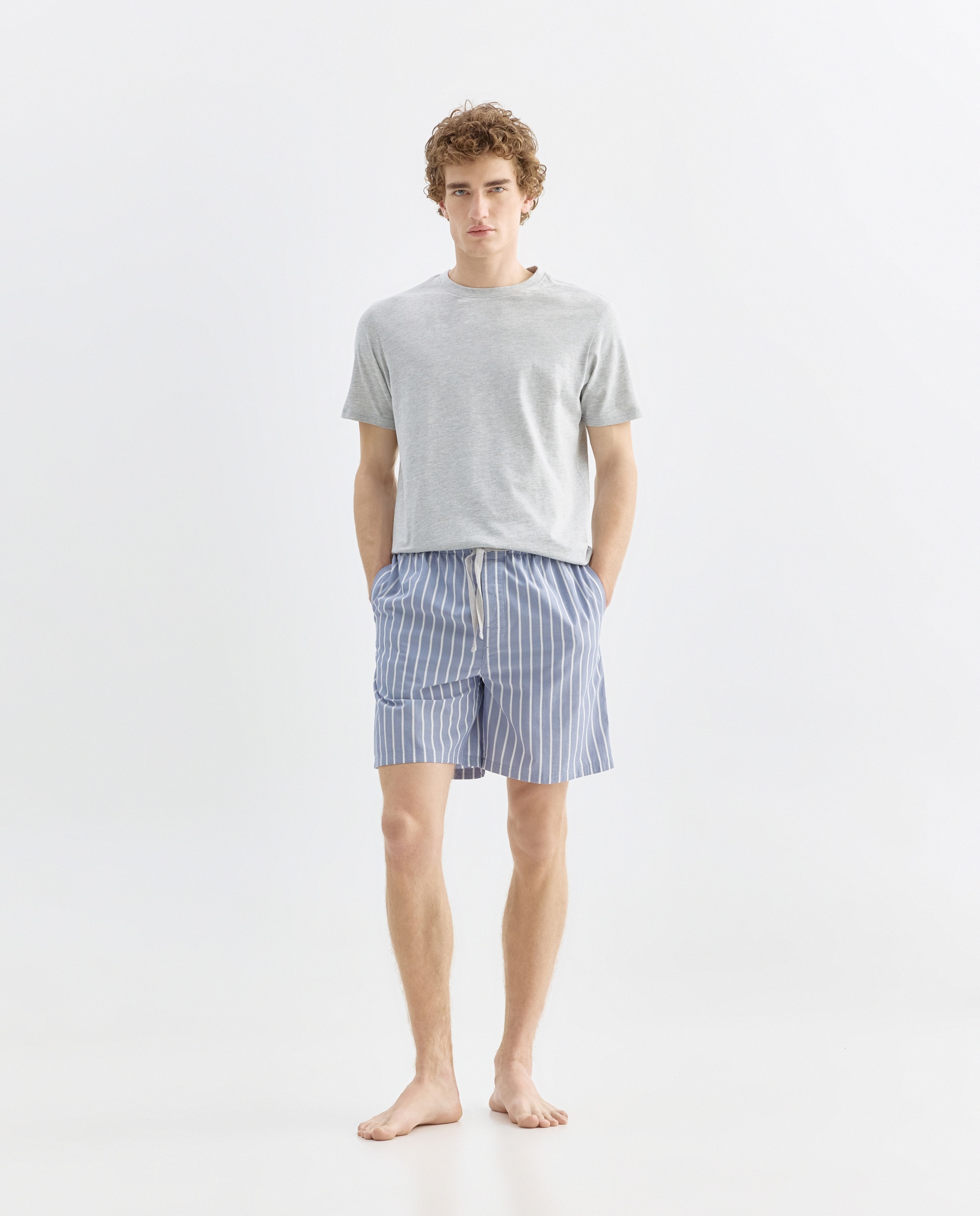 Imagen 0 de Pijama hombre combinado corto algodón