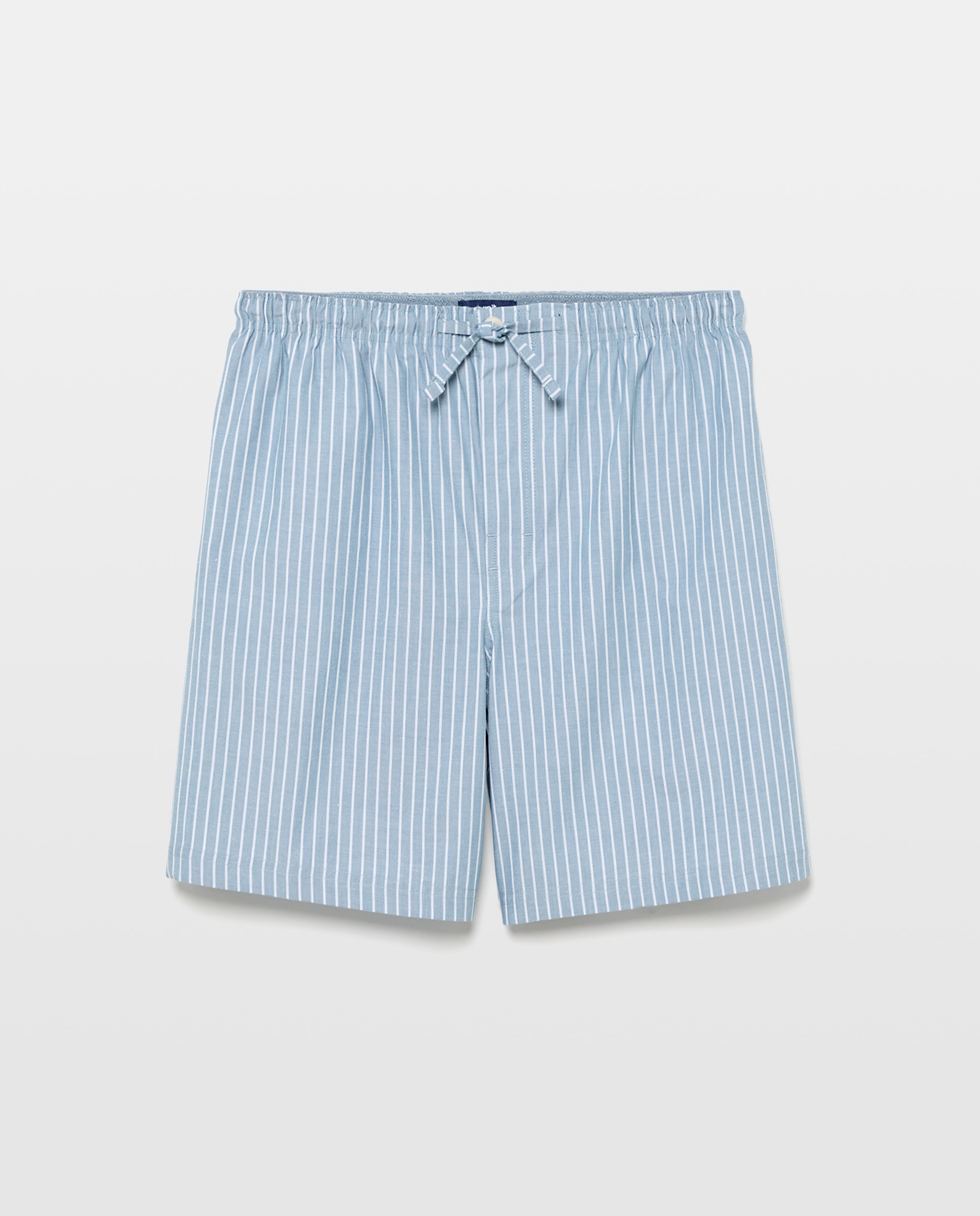 Pantalón pijama hombre algodón con bolsillos Azul marino-4