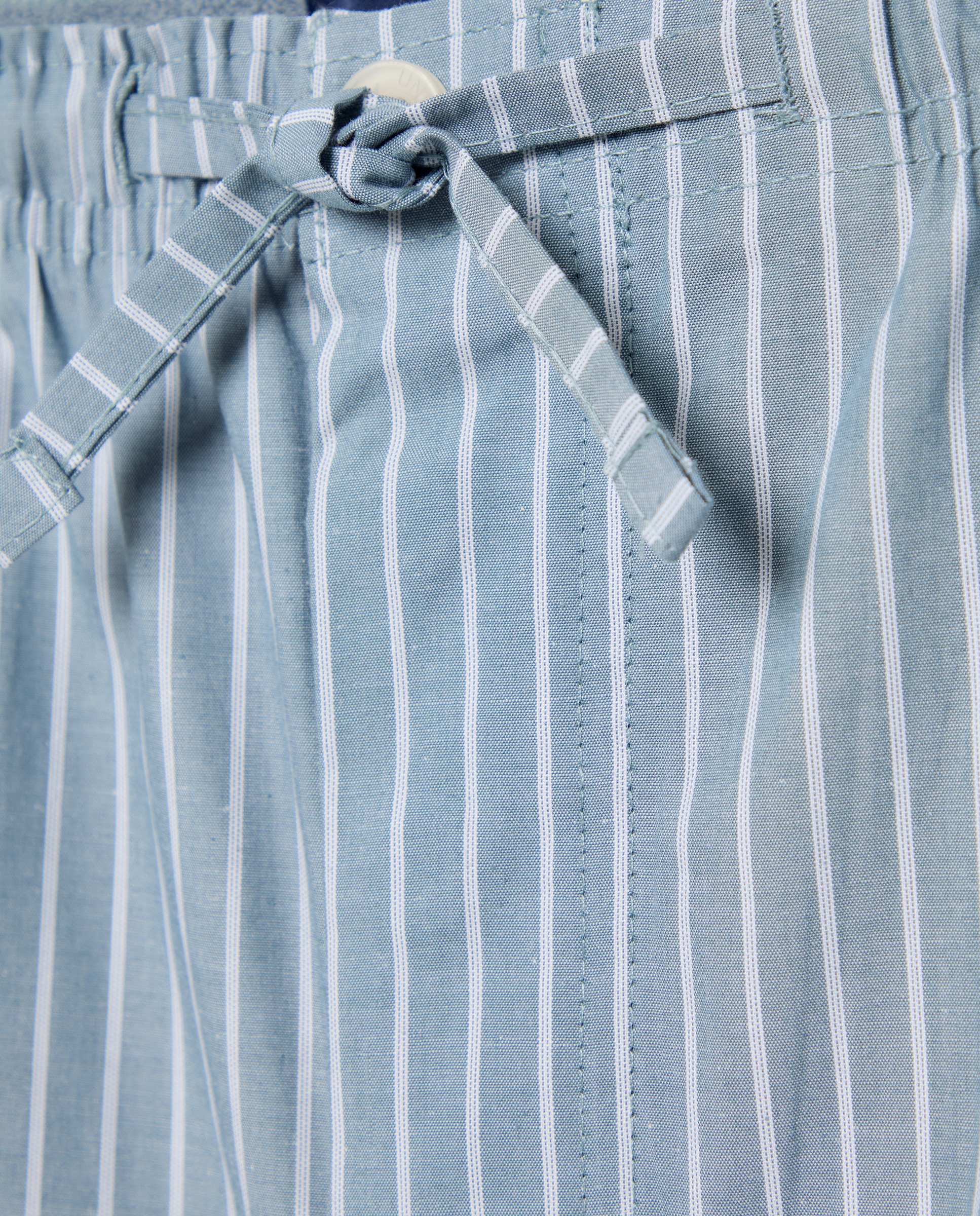 Pantalón pijama hombre algodón con bolsillos Azul marino-5