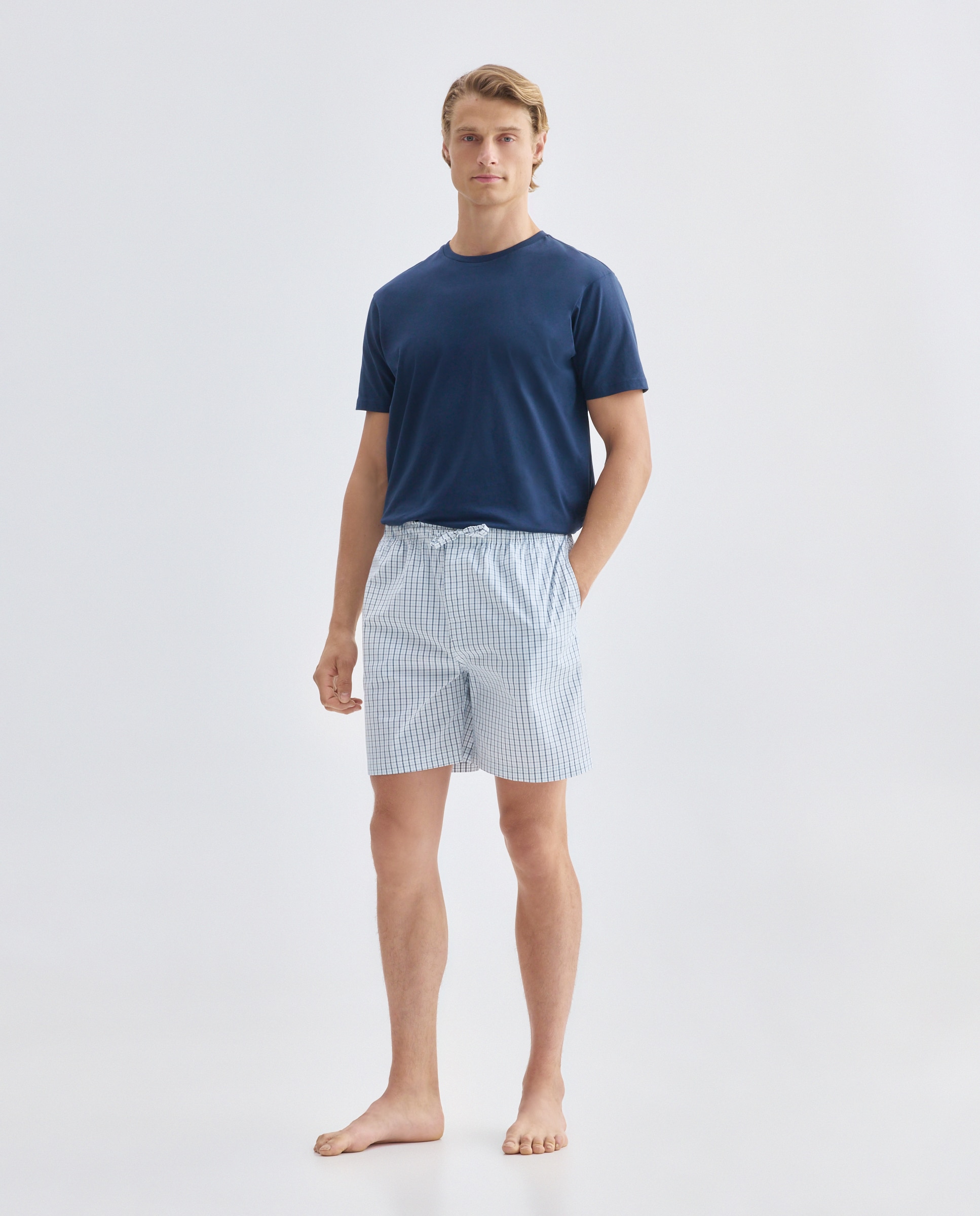 Imagen 0 de Pantalón pijama hombre algodón con bolsillos