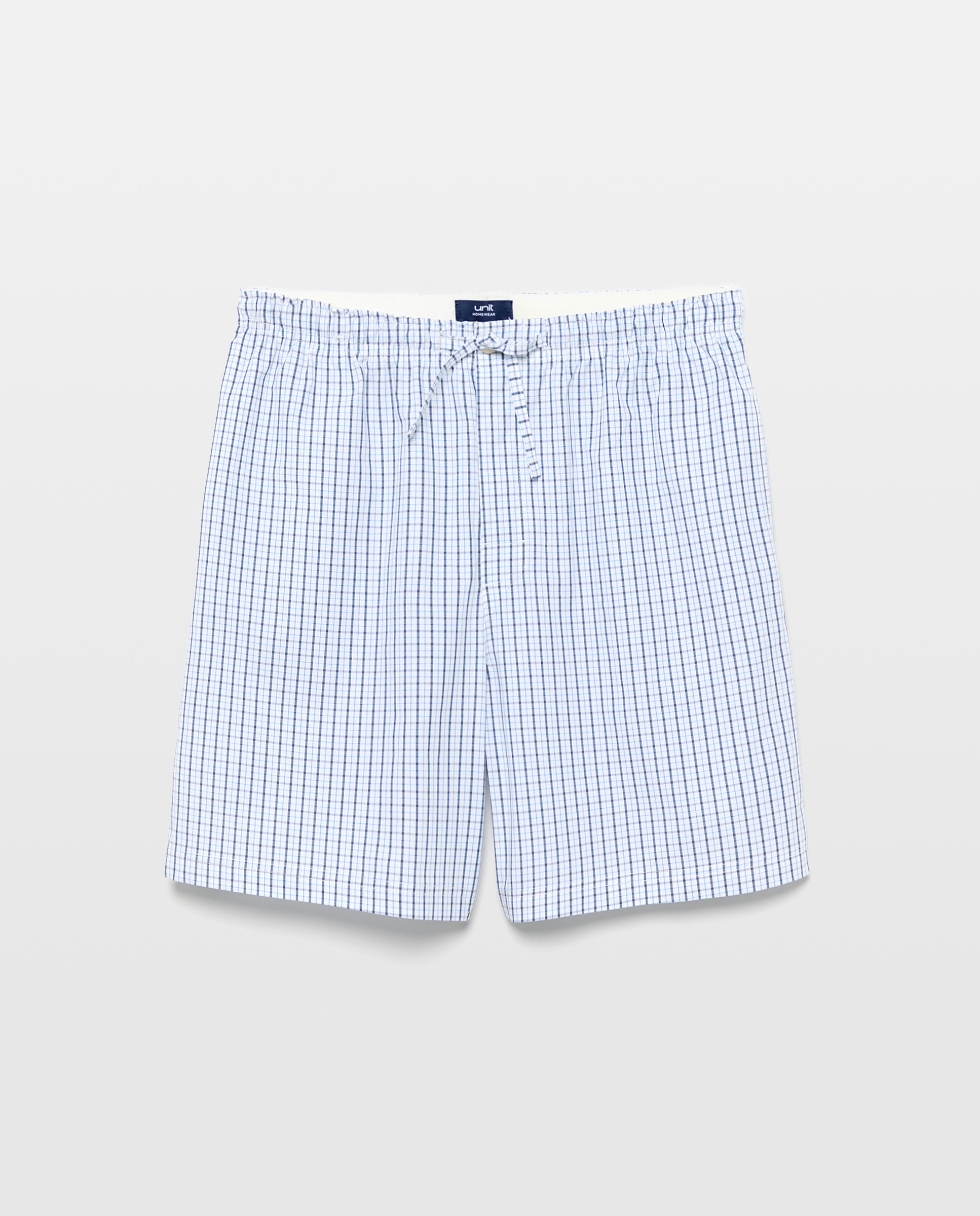 Pantalón pijama hombre algodón con bolsillos Azul marino-4